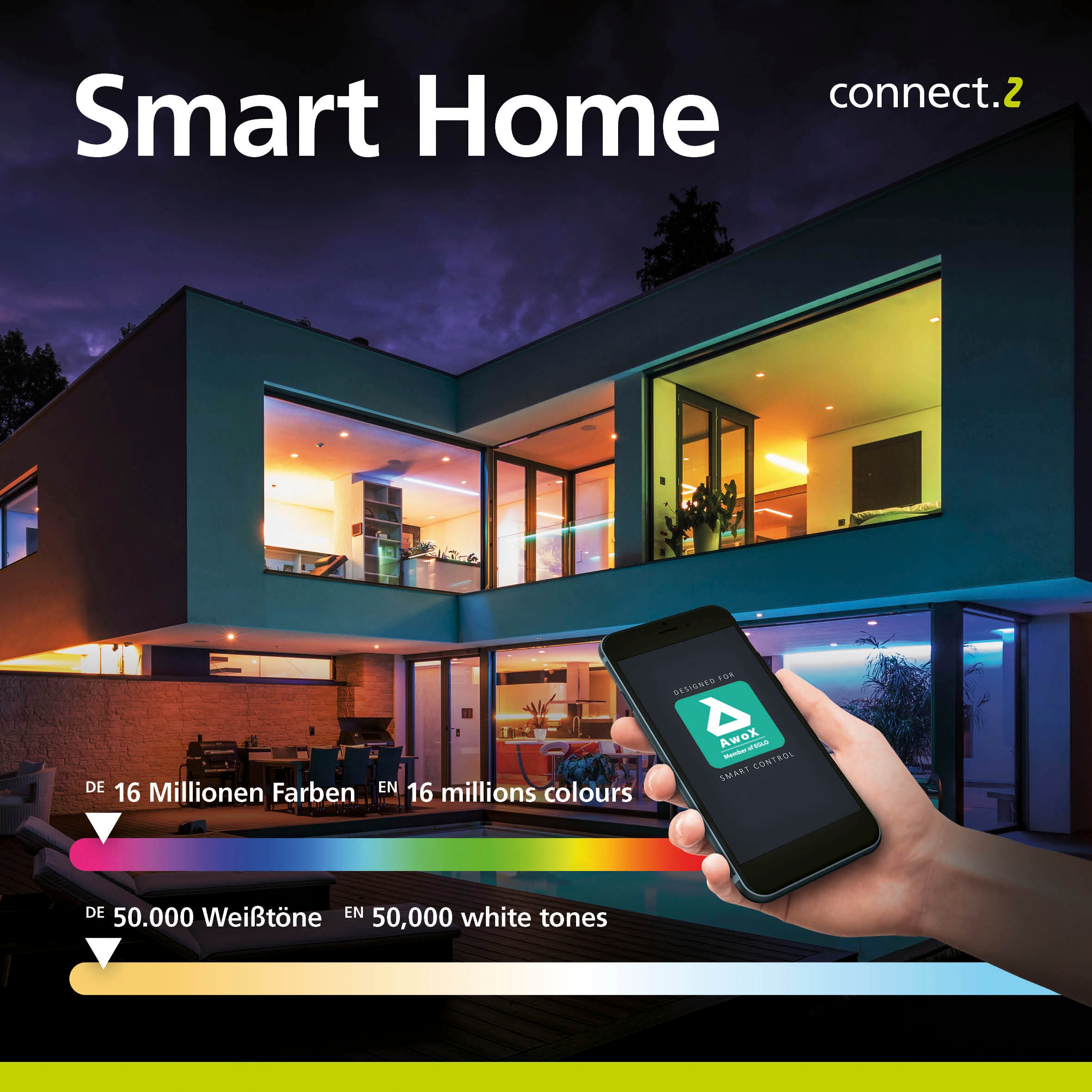 EGLO Hängeleuchte »GINESTRONE-Z Hängelampe schwarz, ZigBee 3.0, Timer, Pendelleuchte,«, 3 flammig, Leuchtmittel LED-Modul | LED fest integriert, App/Sprachsteuerung Alexa, 90x20x110cm, exkl. Fernbedienung, 3-flammig