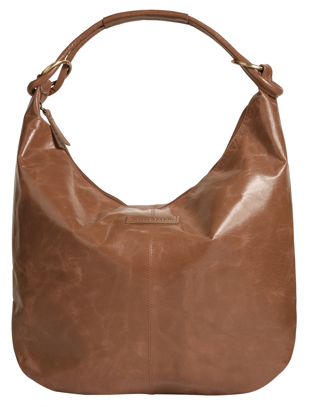 Shopper, echt Leder, Gr. B/H/T: 40 cm x 33 cm x 4 cm onesize, braun