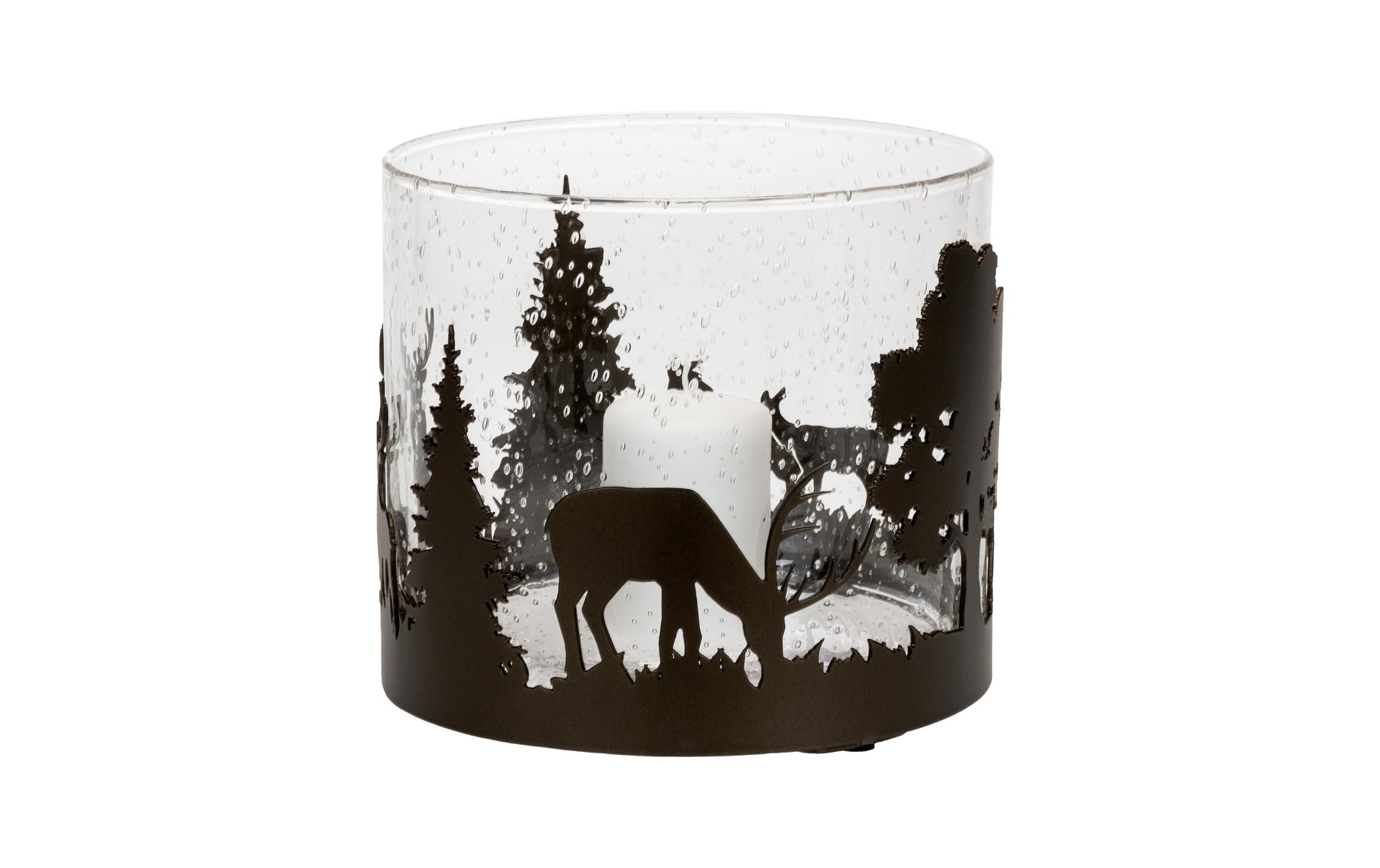 Glasi Hergiswil Kerzenhalter »Wald«