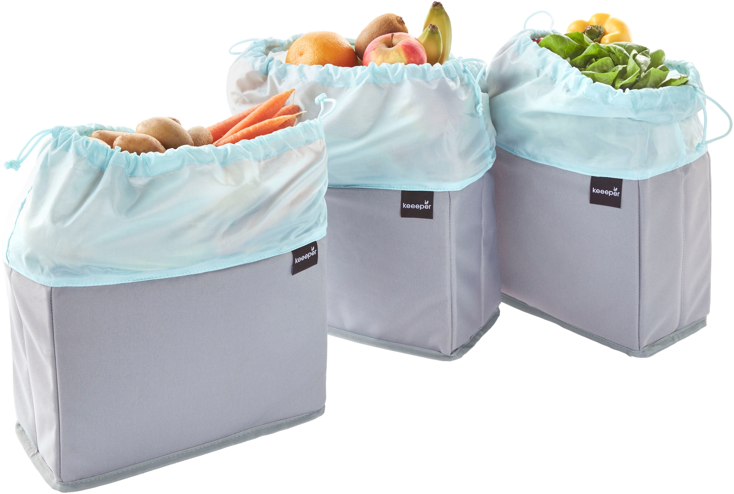 keeeper Faltbox »nea, faltbarer Einkaufsorganizer für Klappboxen«, (1 St.), aus recycelten PET-Flaschen