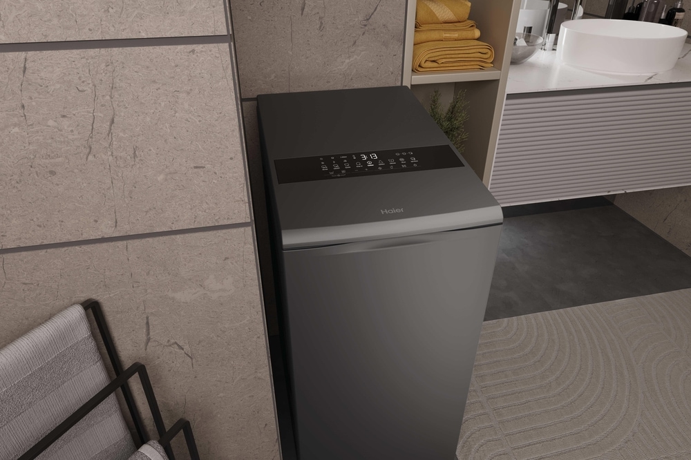 Haier Waschmaschine Toplader Serie 9 »HW90-BPD13386GU1« 9 kg 1300 U/min 9kg Fassungsvermögen & Energieeffizienzklasse A