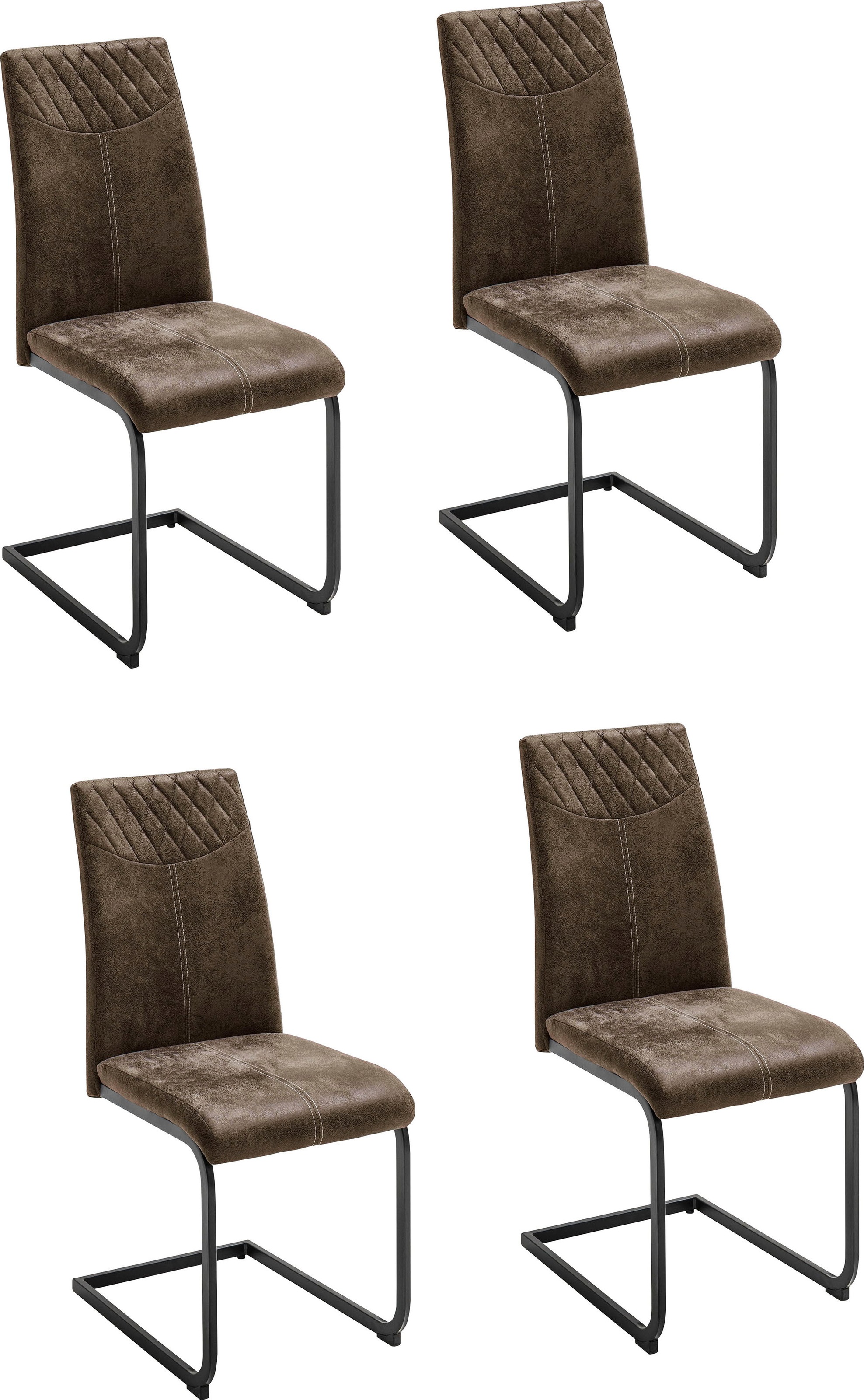 MCA furniture Esszimmerstuhl »Aosta«, (Set), 4 St., Stoffbezug, Stoffbezug günstig online kaufen