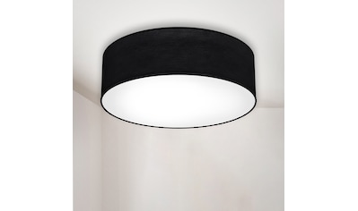 B.K.Licht LED Deckenleuchte, E27, LED Deckenlampe Stoff Textil Lampenschirm schwarz... kaufen