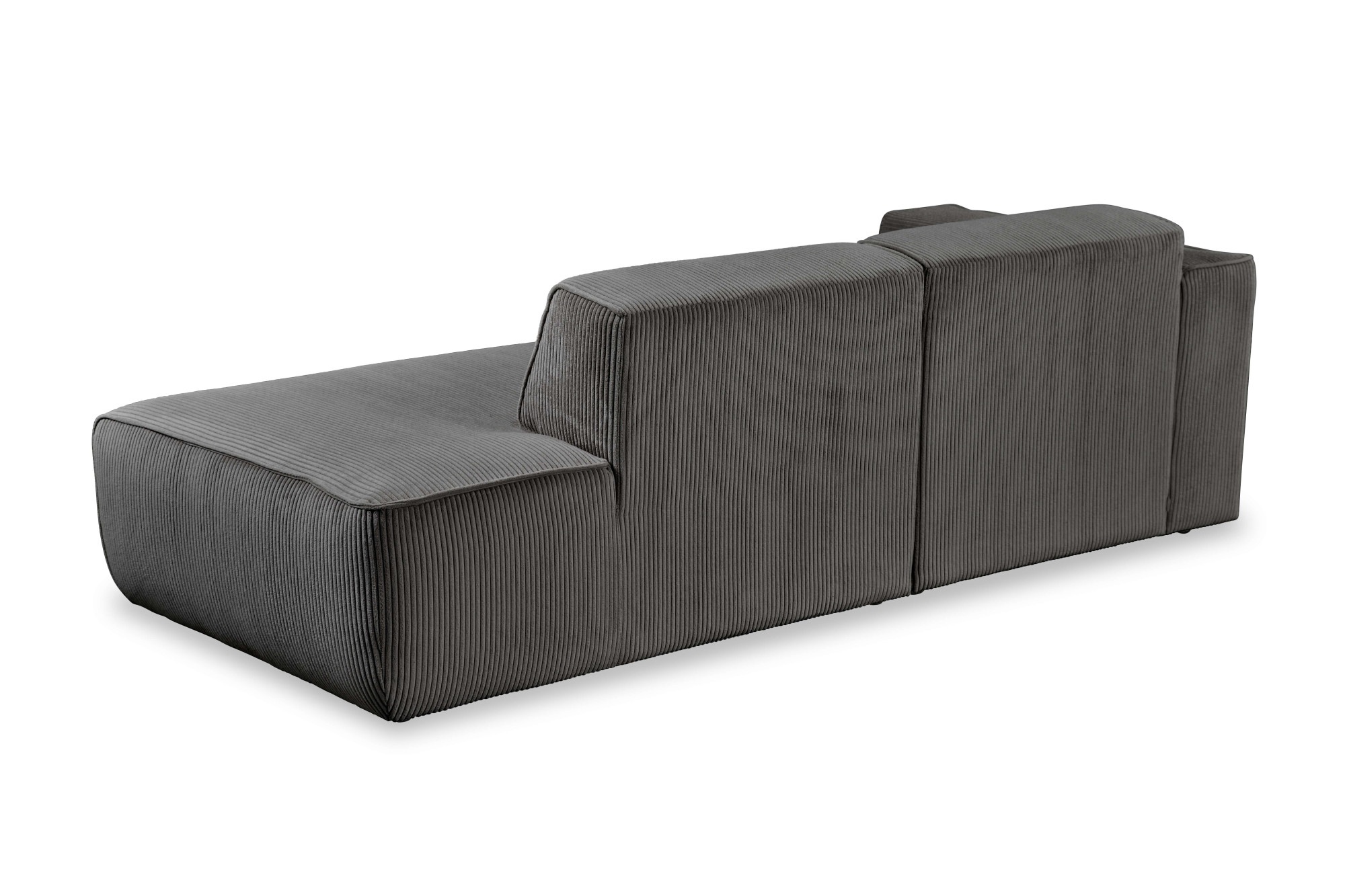 andas 2-Sitzer »Noord mit Kedernaht, Breite 227 cm«, Cord, Struktur, Webstoff, mit Wellenunterfederung, Massivholzrahmen