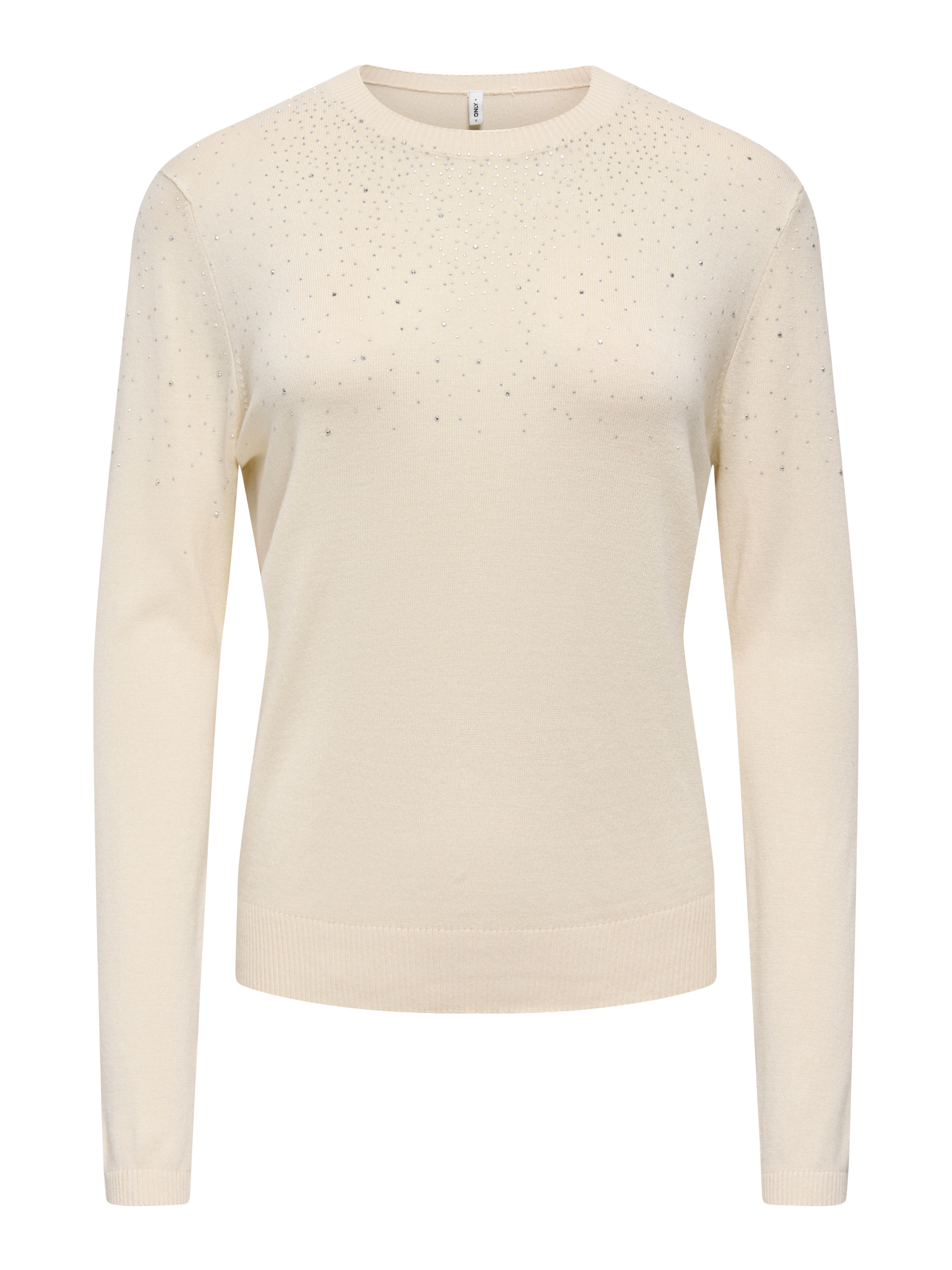 ONLY Rundhalspullover »ONLANABELLA LS BLING O-NECK KNT«