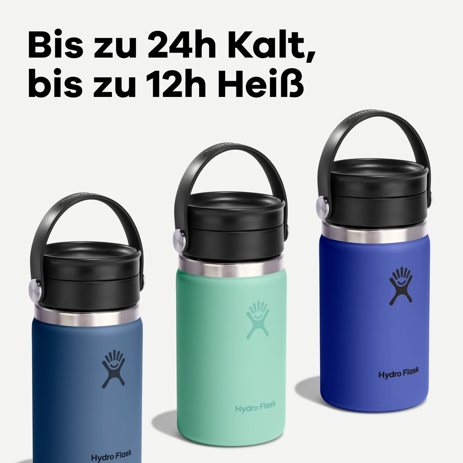 Hydro Flask Trinkflasche »12 OZ Wide Flex Sip Lid, 355 ml« Geeignet für alle Wide Mouth Kappen und Deckel
