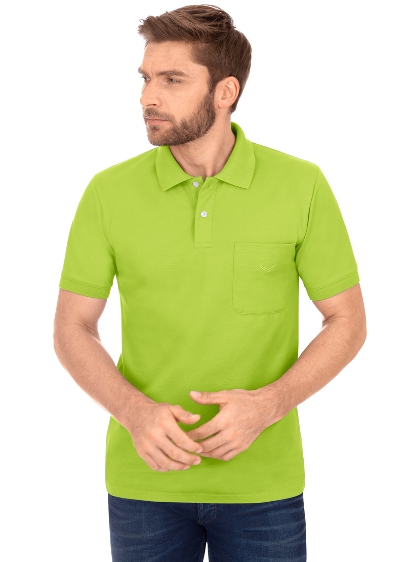 Polohemd Trigema Poloshirt »TRIGEMA kaufen mit Brusttasche«