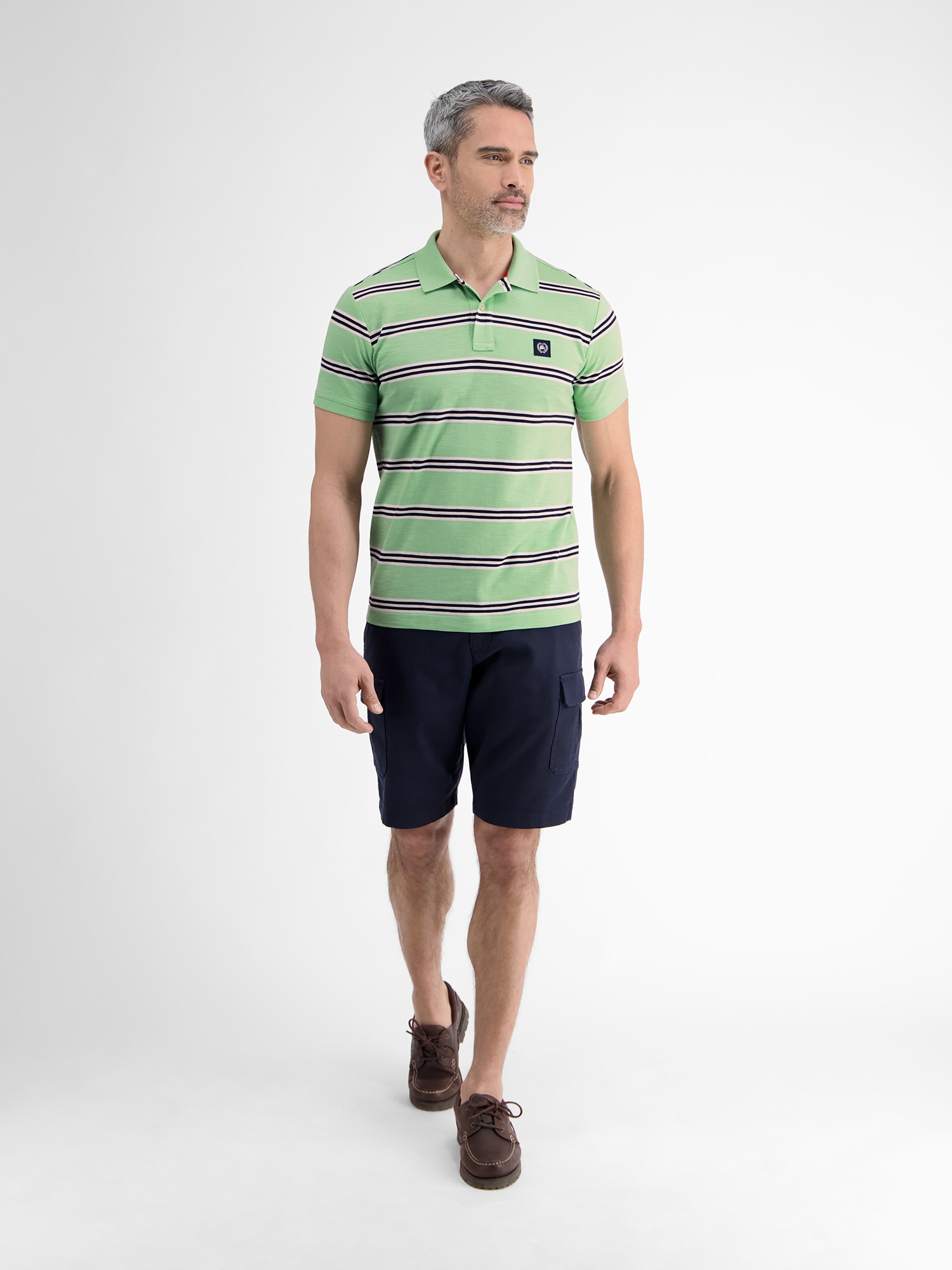 LERROS Poloshirt »Herren Poloshirt in Rugby-Optik«