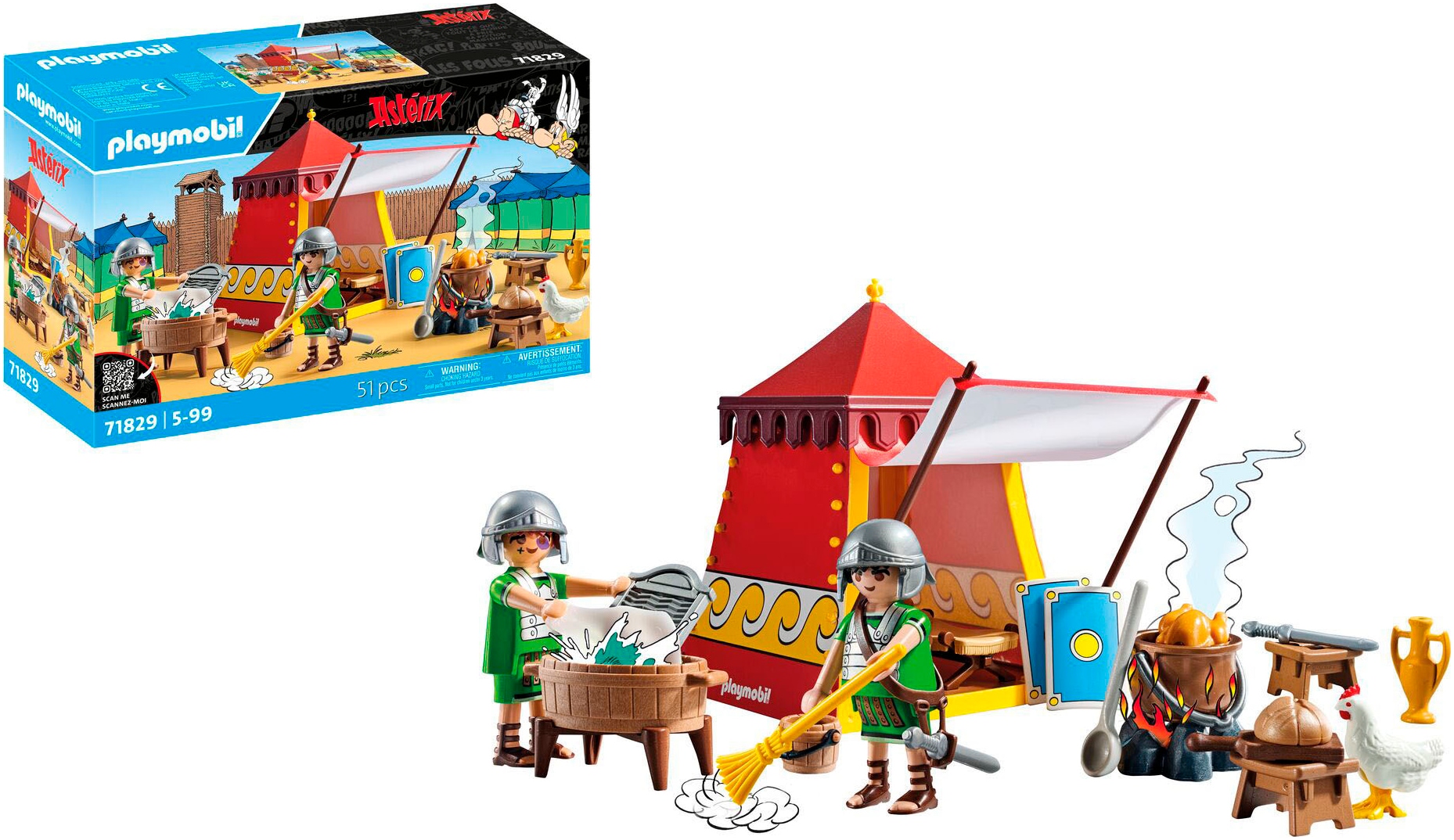 Playmobil® Konstruktions-Spielset »Asterix: Legionärszelt (71829), Playmobil Asterix«, (51 St.), Made in Europe