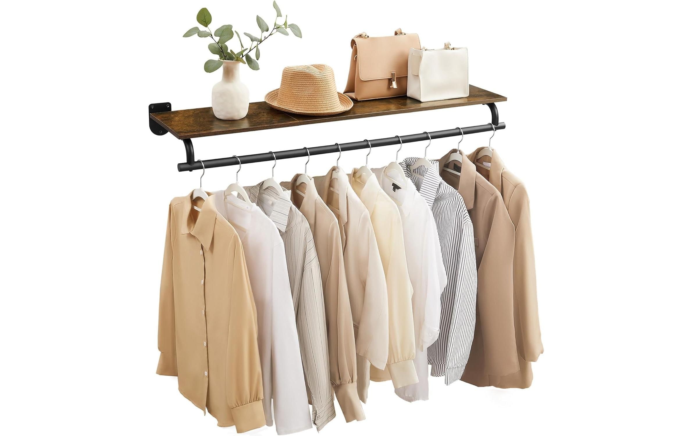 SONGMICS Wandgarderobe »109 cm x 13,2 cm«