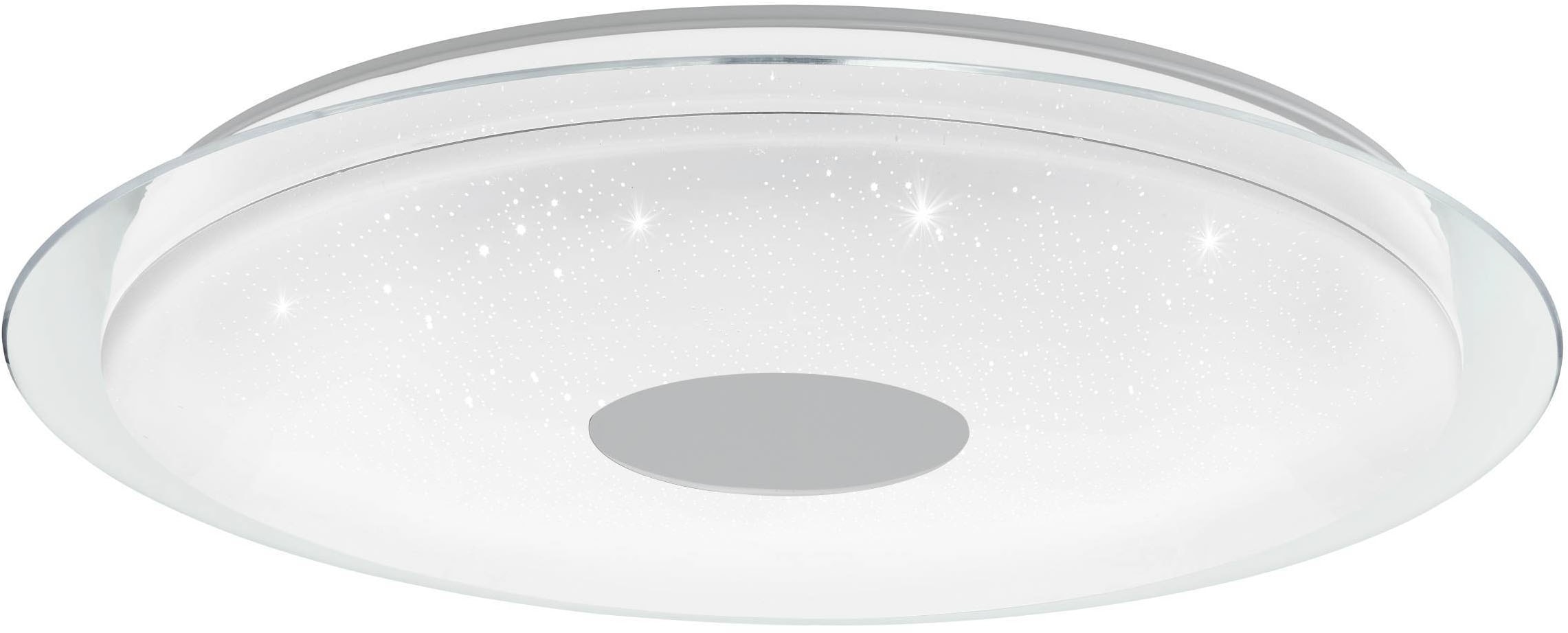 EGLO LED-Deckenleuchte »LANCIANO-Z« in weiß und transparent aus Stahl / ink günstig online kaufen