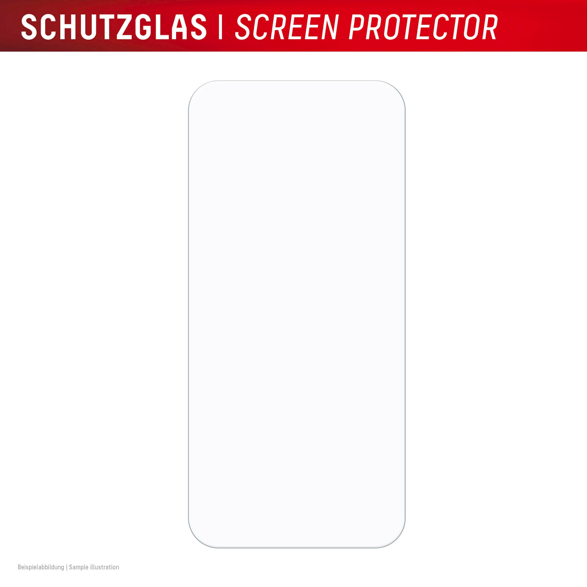 Displex Displayschutzglas »Real Glass Screen Protection + Case«, für Apple iPhone 16 Plus, Displayschutzfolie, Schutzfolie, Bildschirmschutz, kratz- & stoßfest