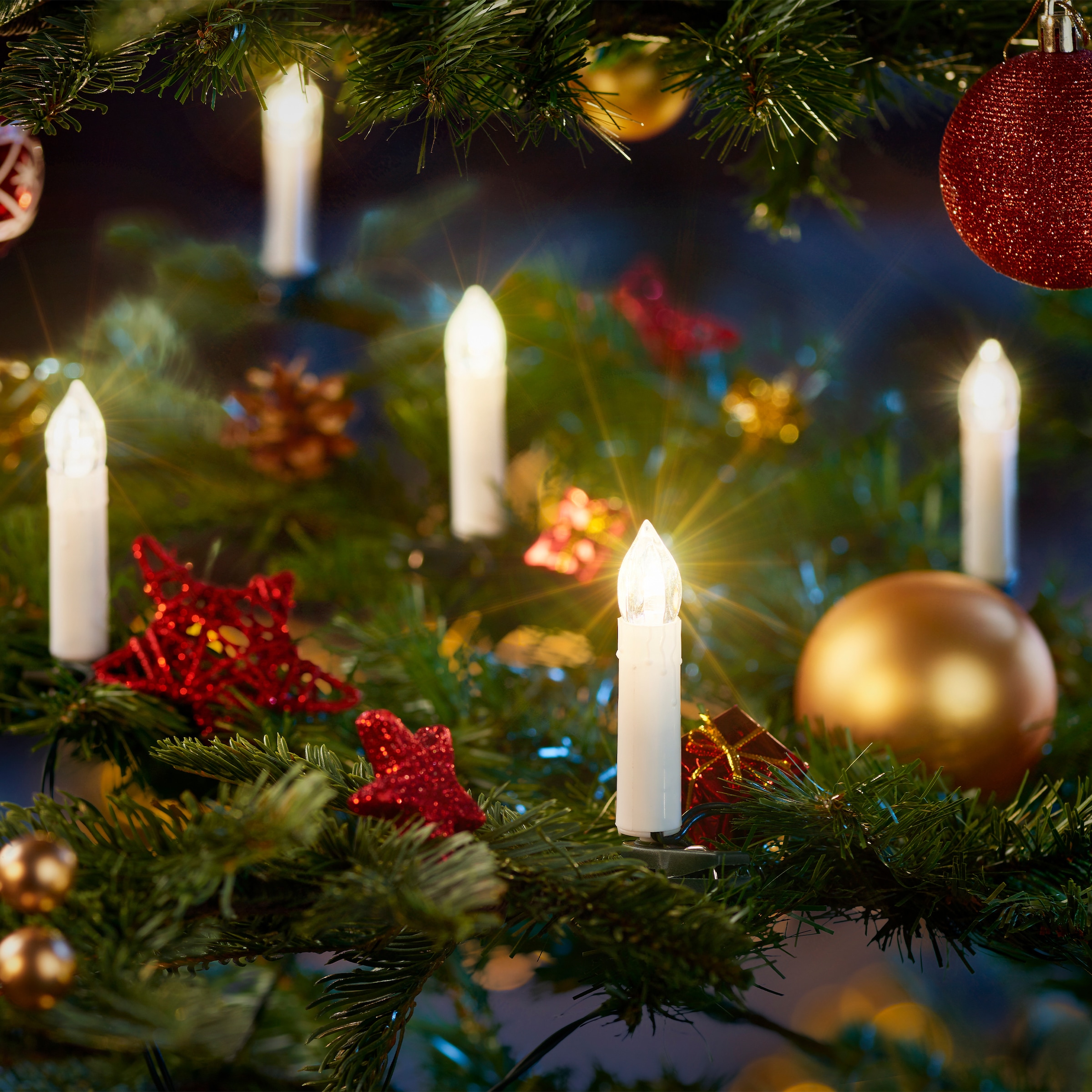 IC Winterworld LED-Christbaumkerzen 30 Stk.-flammig