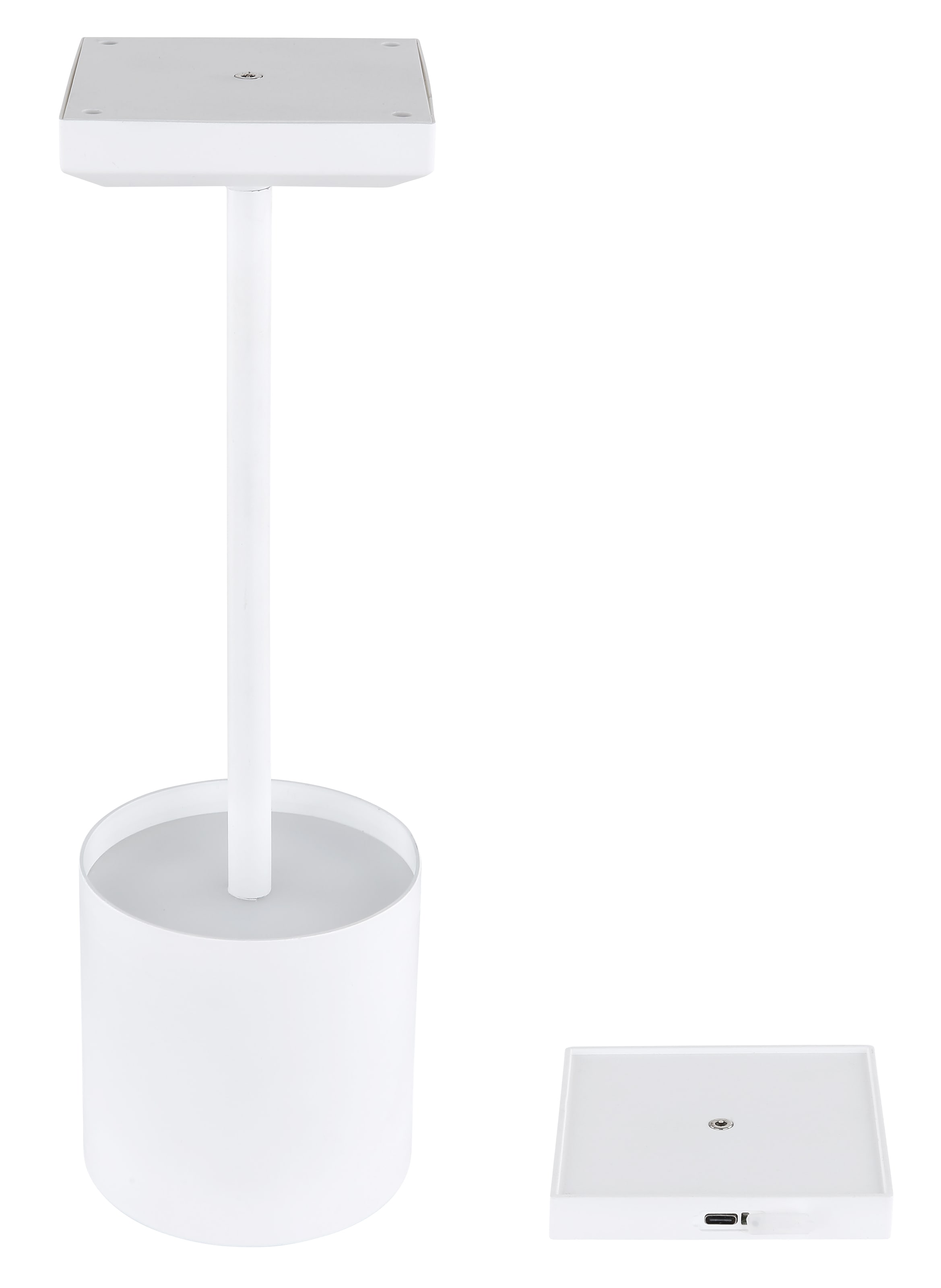 GLOBO LIGHTING Tischleuchte »DIXON« LED-Modul 1 Stk. Extra-Warmweiß Tischlampe Nachttischlampe Deko-Tischleuchte Schlafzimmer