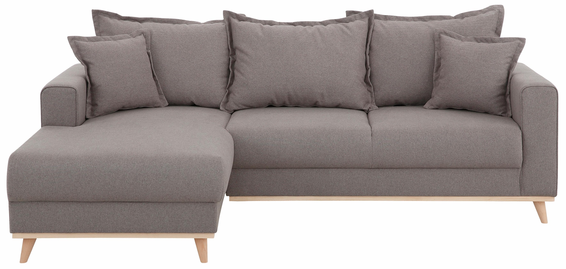 Home affaire Ecksofa »Edina L-Form« auch in Baumwollmix-Bezug, im skandinavischem Stol