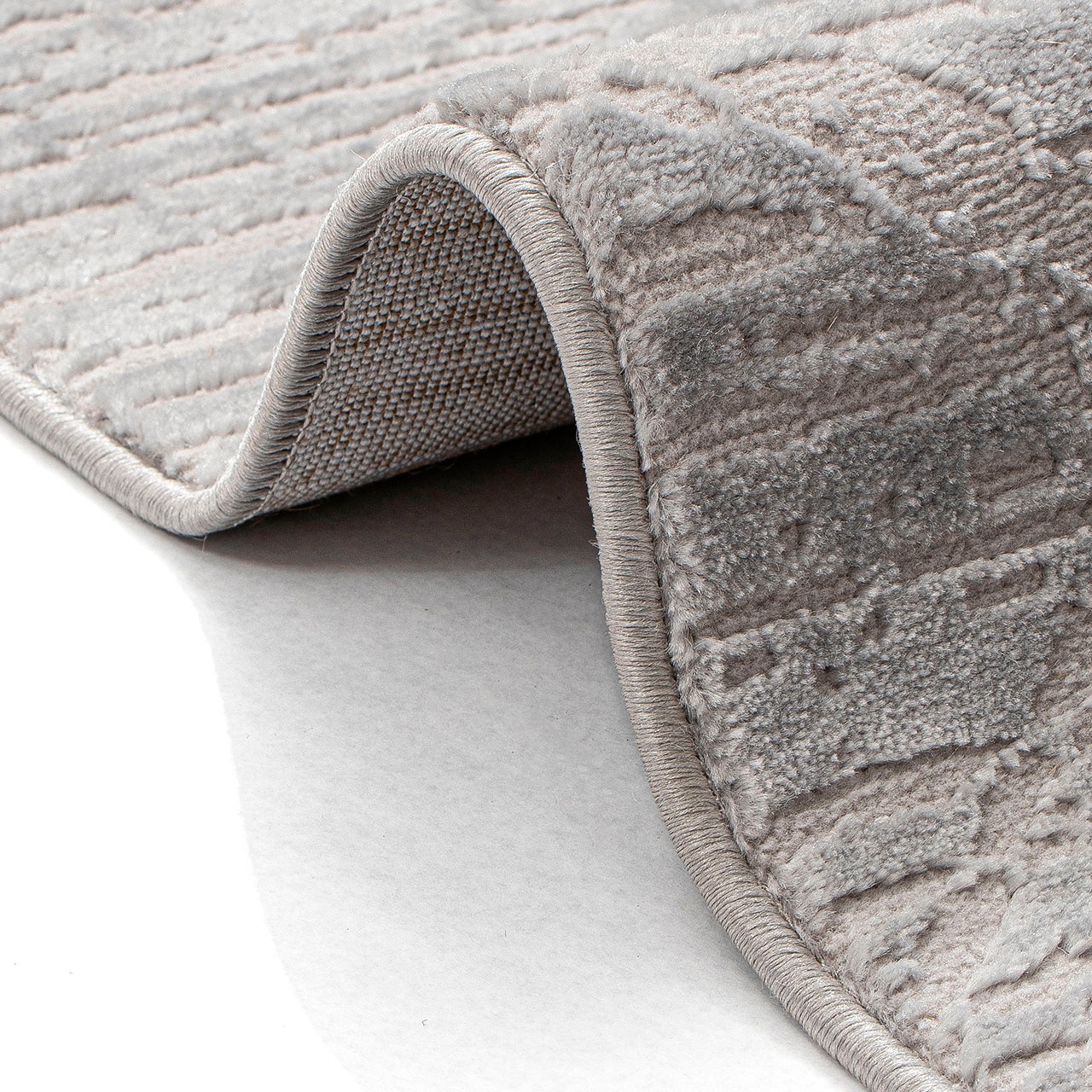 Sehrazat Teppich »Moda 1200«, rechteckig, 9 mm Höhe, Kurzflor, 3 D Effekt Optik, Hoch Tief Struktur, Wohnzimmer