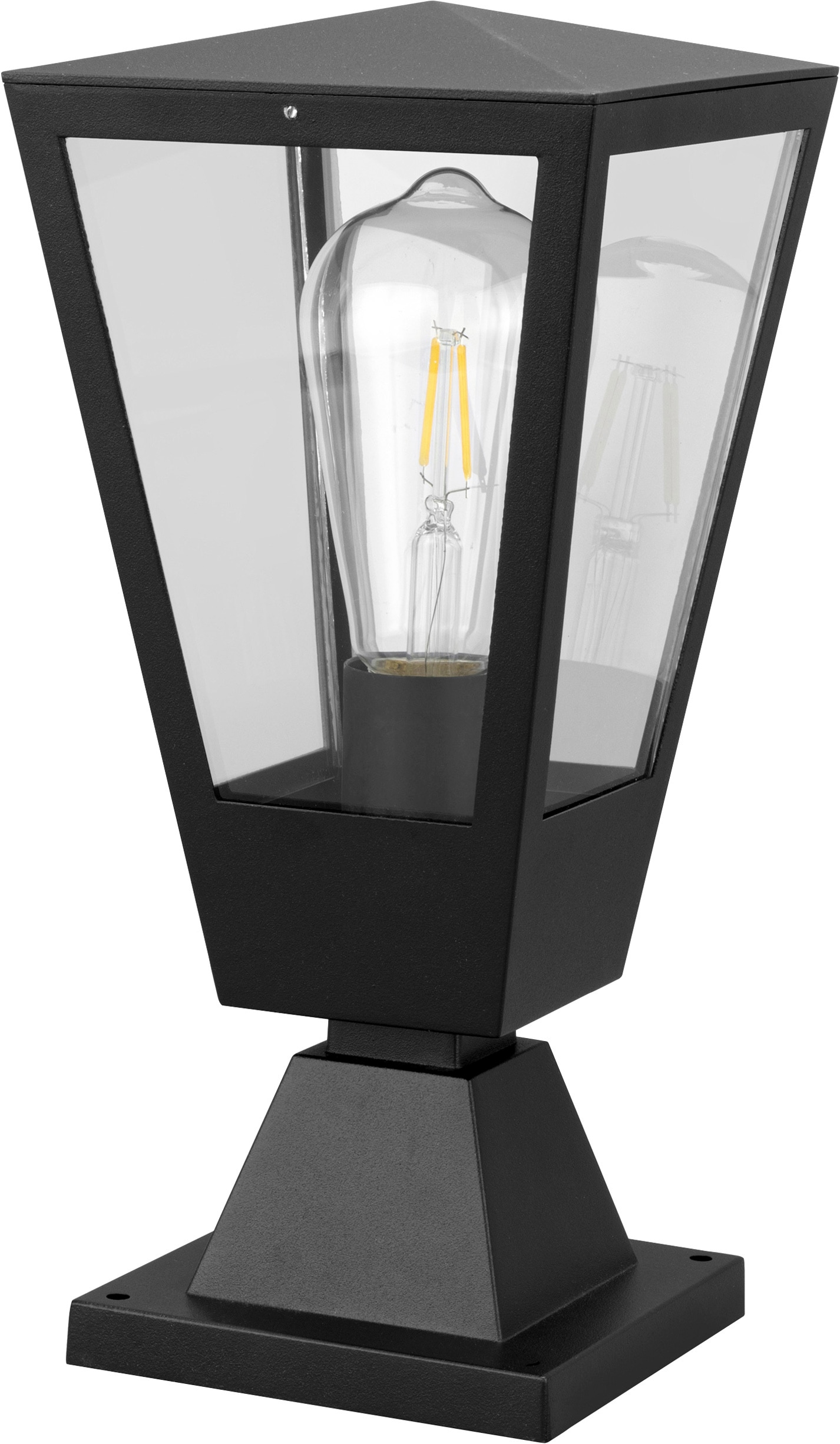 Brilliant Sockelleuchte »Westcliff« E27 1 Stk. Sockelleuchte 14 x 14 x 31 cm, E27, Aluminium Glas, anthrazit