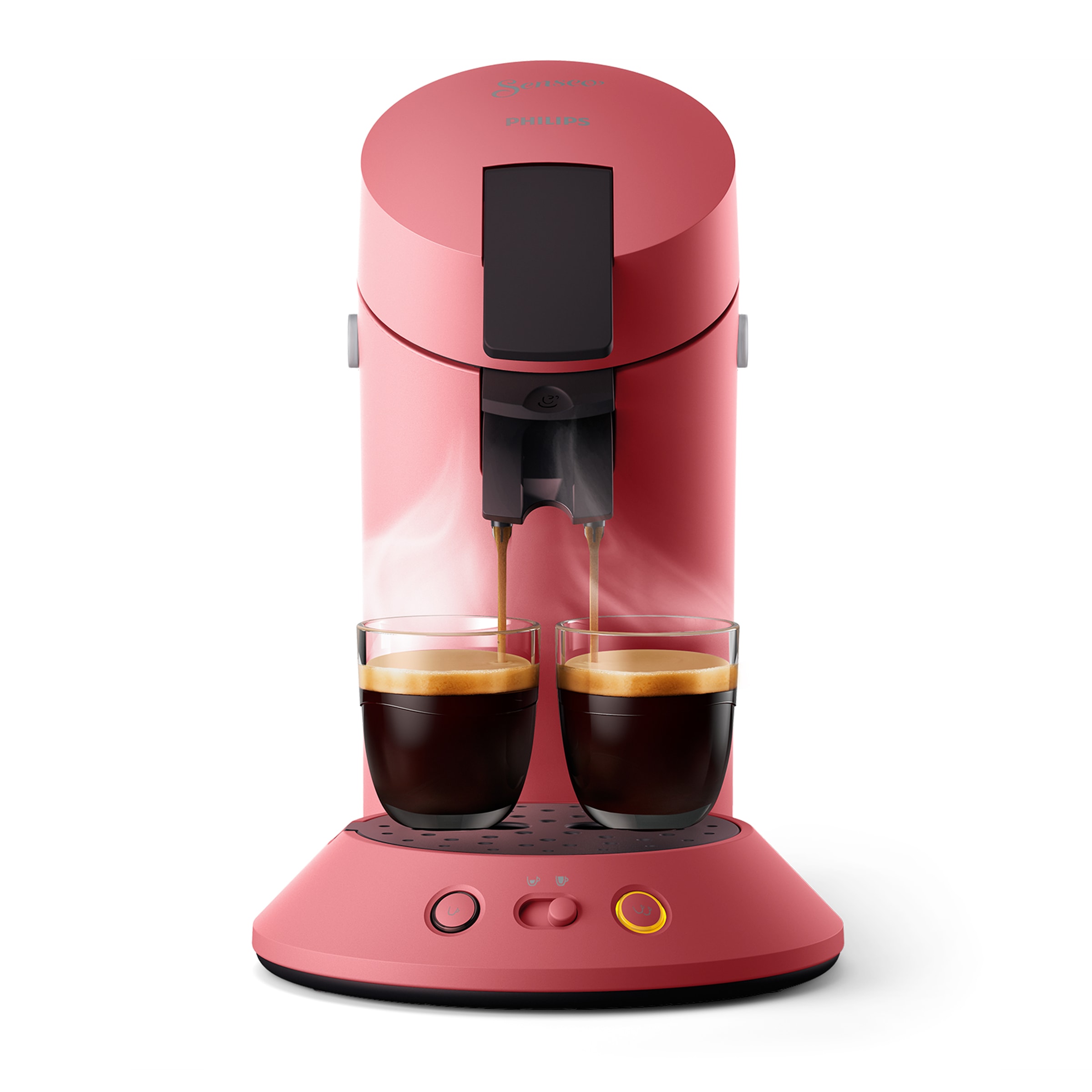 Philips Senseo Kaffeepadmaschine »Original Plus CSA210/60, mit zwei Kaffee-Einstellungen«, aus 28% rec. Plastik, inkl. Gratis-Zugabe (Wert 5 € UVP)