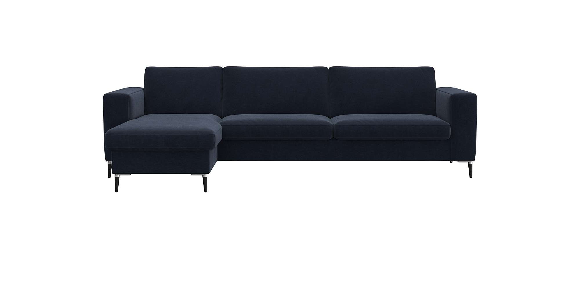 FLEXLUX Ecksofa »Fiore, super Sitzkomfort durch Kaltschaum im Sitz, L-Form« günstig online kaufen
