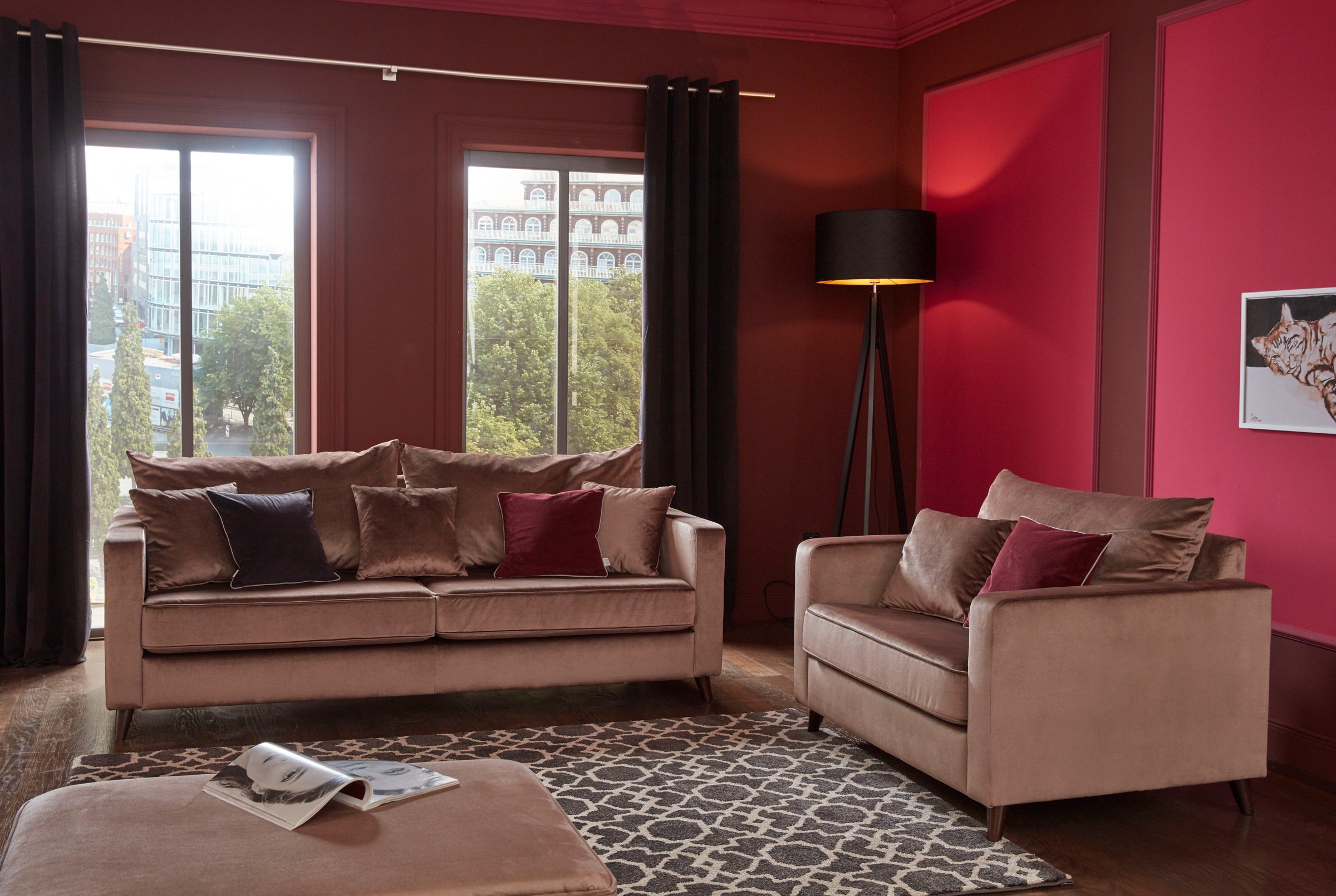Guido Maria Kretschmer Home&Living Loveseat »Renesse«, lose Kissen, Keder an Sitzkissen