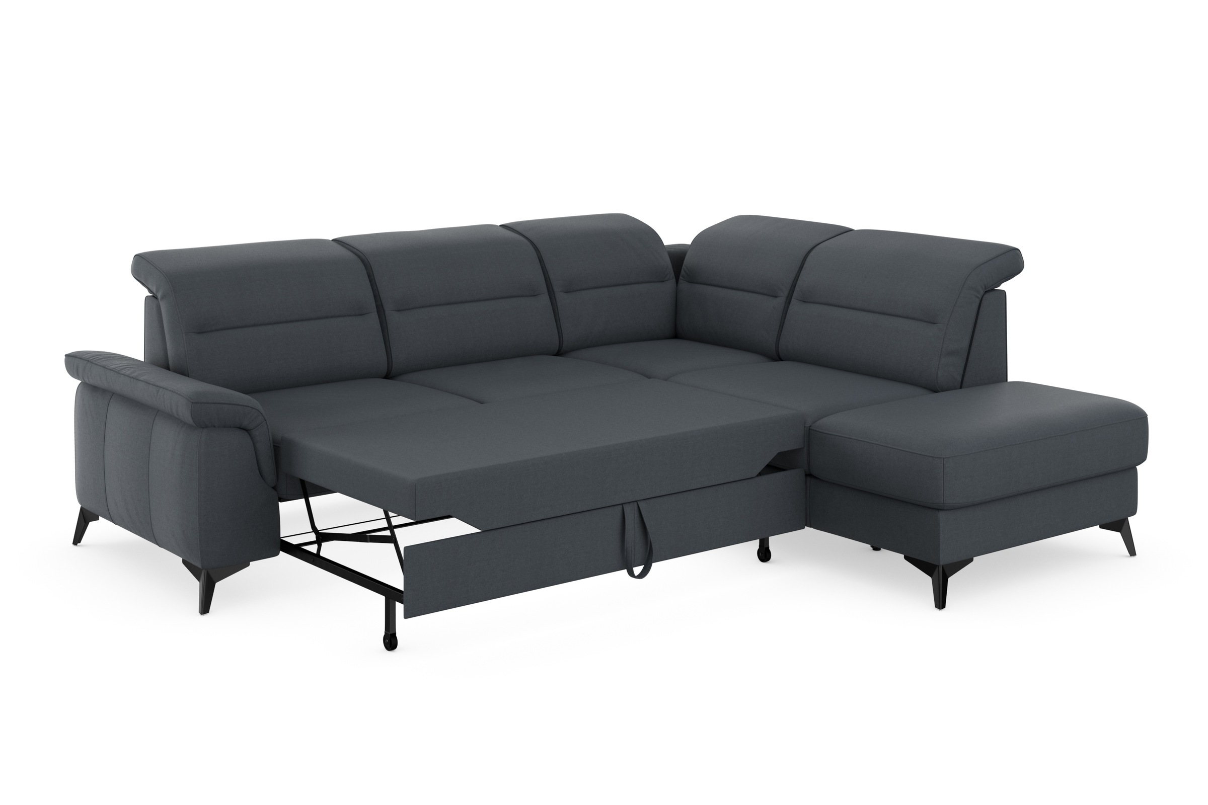 sit&more Ecksofa »Sinatra L-Form«, mit Ottomane, optional mit Kopfteilverstellung und Armteilfunktion