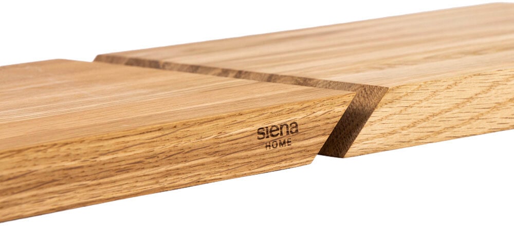Siena Home St.), kaufen »BRESCIA«, FSC®-zertifiziertem Eichenholz Griffleiste, aus Schneidebrett (2 45° online