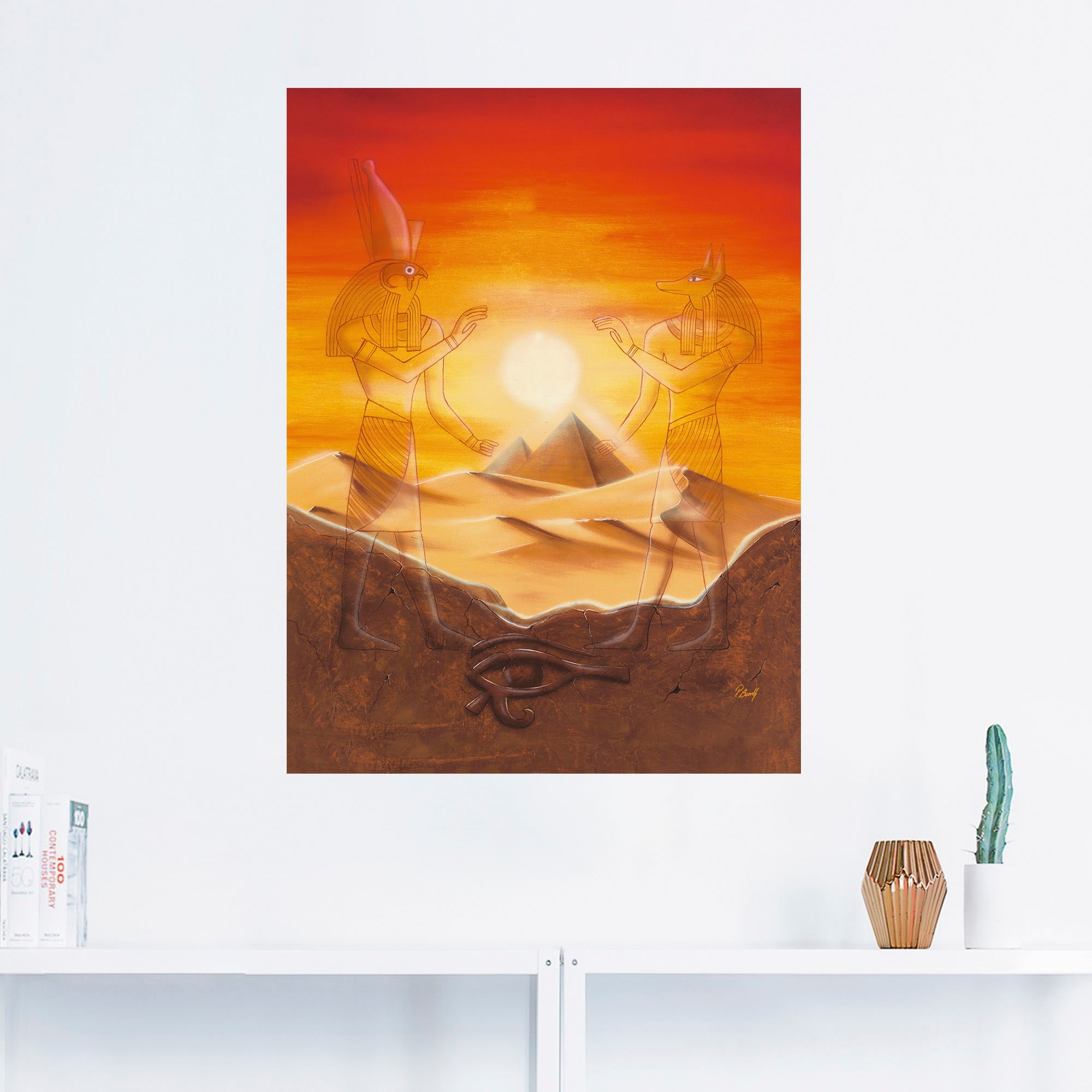 Artland Wandbild »Ägypten«, Afrika, (1 St.), als Alubild, Outdoorbild, Leinwandbild, Poster, Wandaufkleber