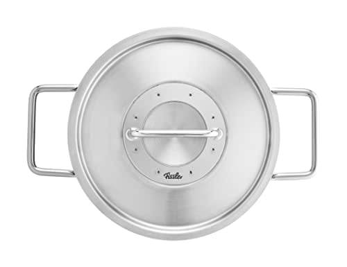 Fissler Topf-Set »Fissler Pure Collection«, Edelstahl 18/10, (Set, 4 tlg., Kochtopf 16/20/24 + Bratentopf 20cm), Made in Germany