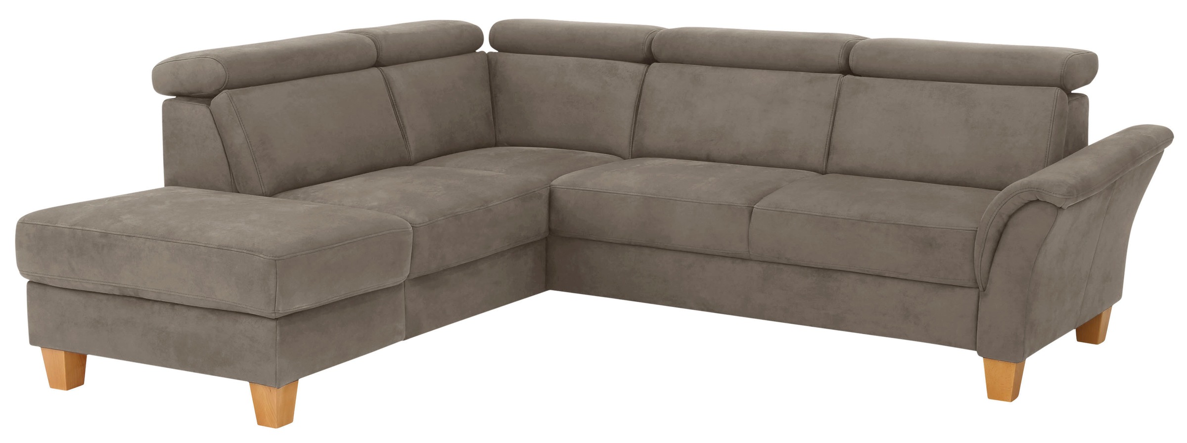 Home affaire Ecksofa »Conville L-Form«, Federkern, wahlweise mit Bettfunktion und Bettkasten bzw. Stauraum