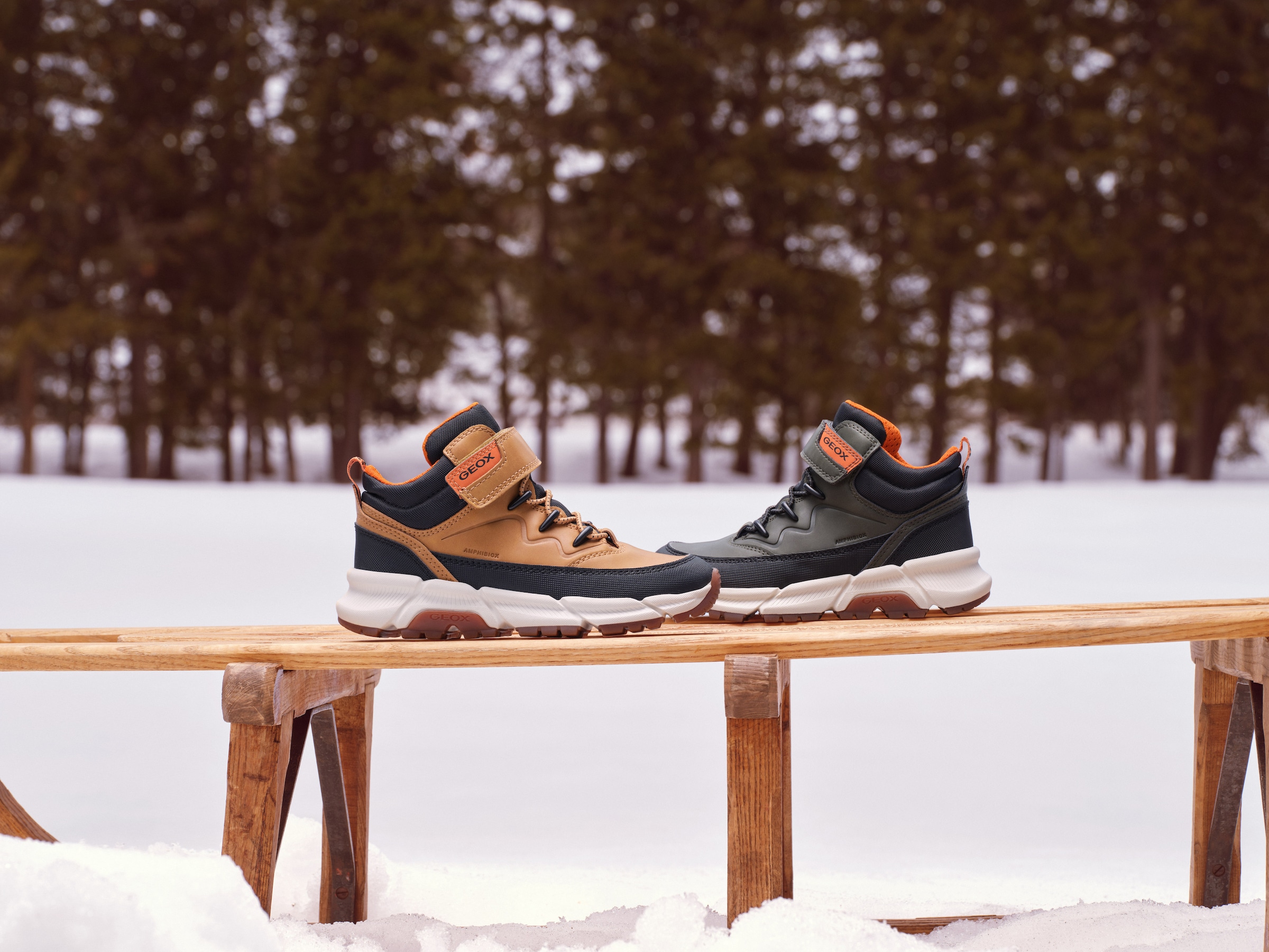 Geox Winterboots »J FLEXYPER PLUS BOY ABX«, Sneaker, Freizeitschuh mit Geox Spezial Membrane