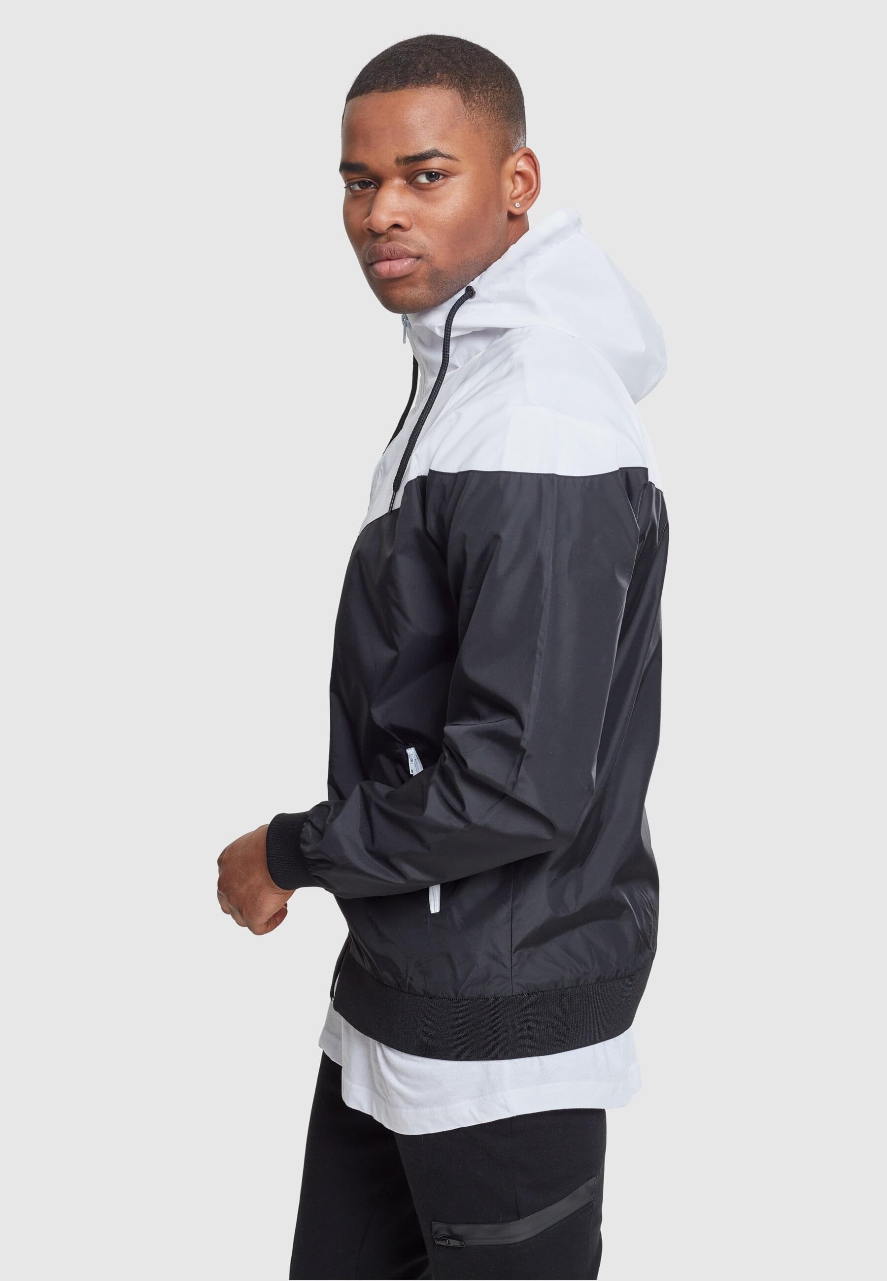 URBAN CLASSICS Windbreaker »Urban Classics Herren Arrow Windrunner« 1 Stk. tlg. mit Kapuze