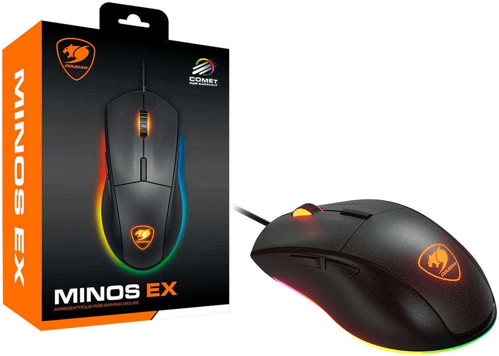 Cougar Gaming-Maus »MINOS EX«, kabelgebunden-USB, RGB-Beleuchtung