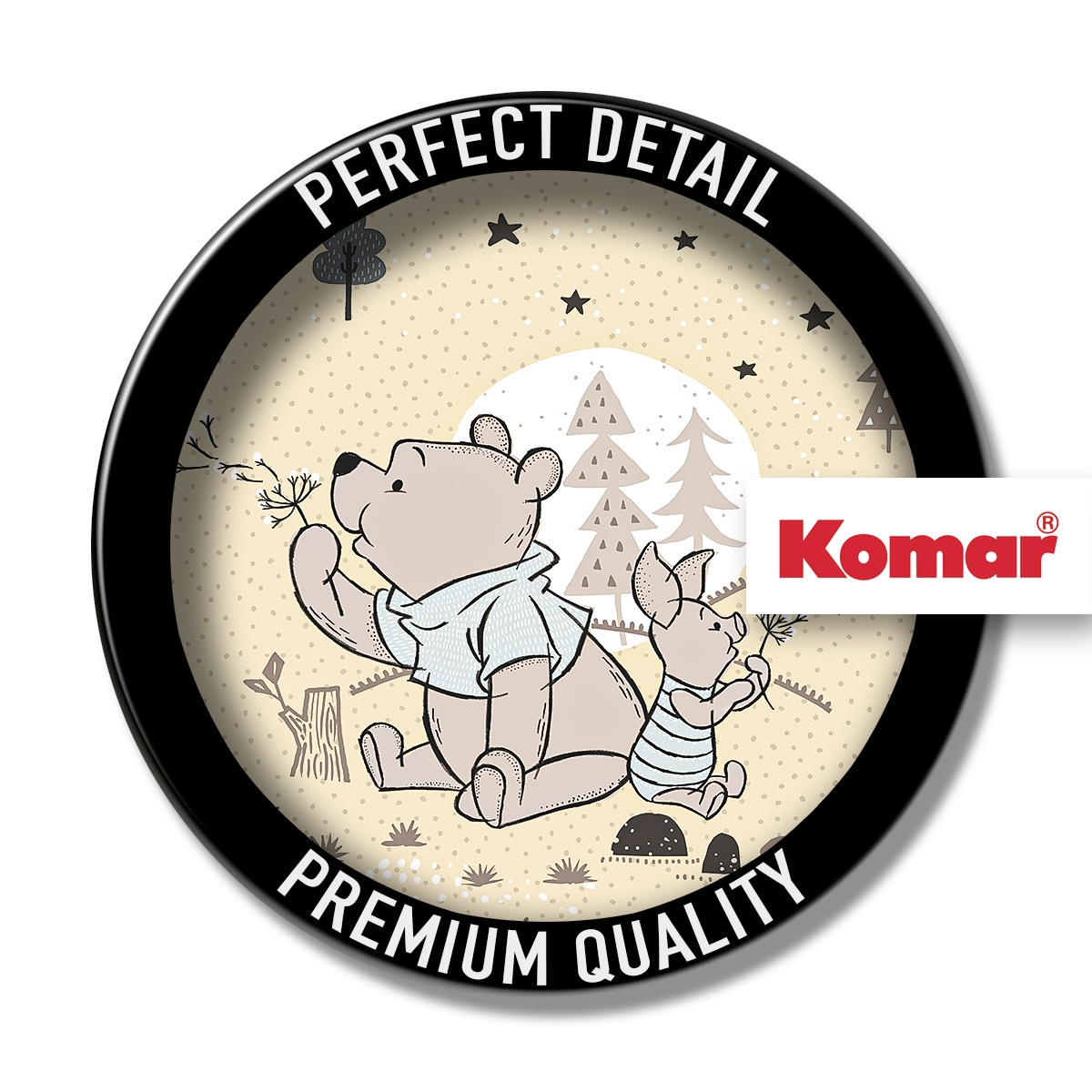 Komar Fototapete »Winnie the Pooh Best Bear«, bedruckt, 400 x 260 cm (Breite x Höhe) - Tapete, Vlies, Wohnzimmer, Schlafzimmer