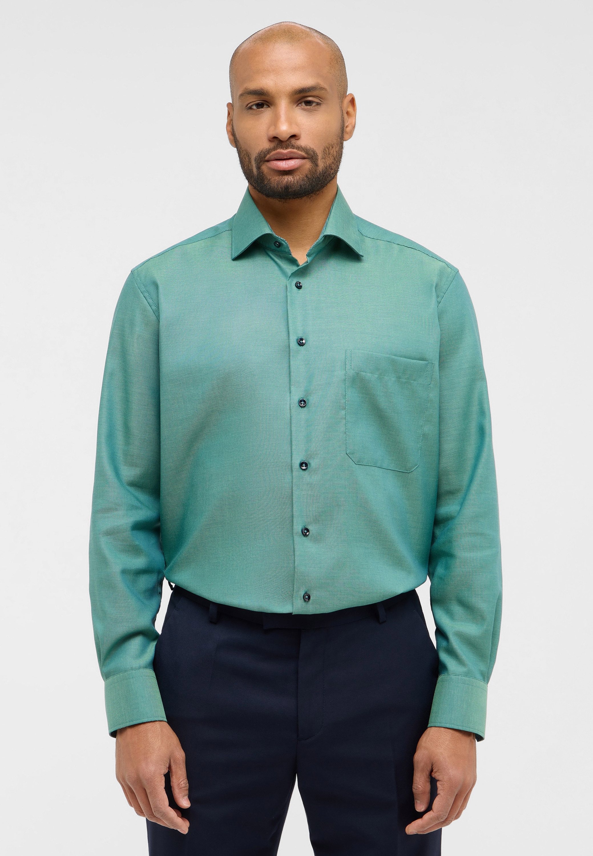 Eterna Langarmhemd »COMFORT FIT« NON IRON (bügelfrei)