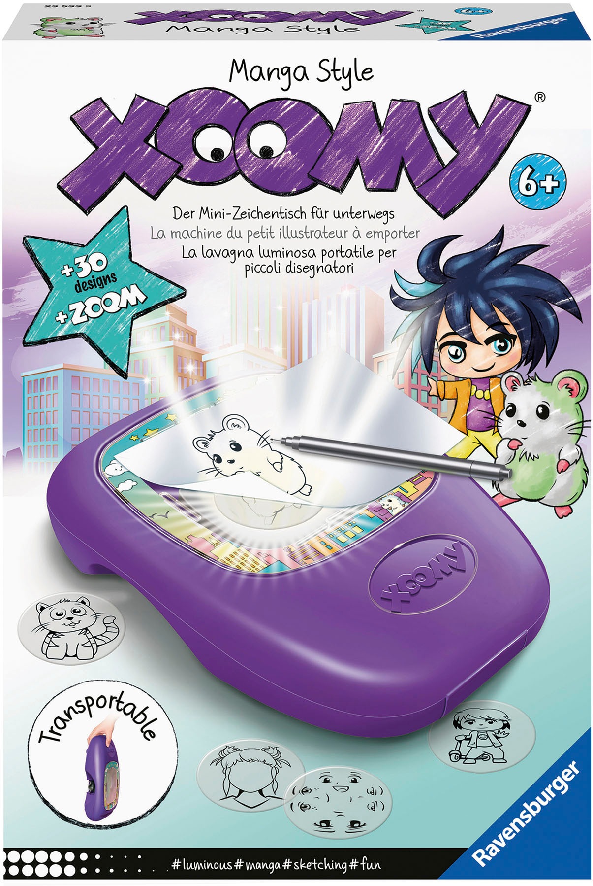 Ravensburger Malvorlage »XOOMY® Midi Manga Style«, Made in Europe; FSC® - schützt Wald - weltweit