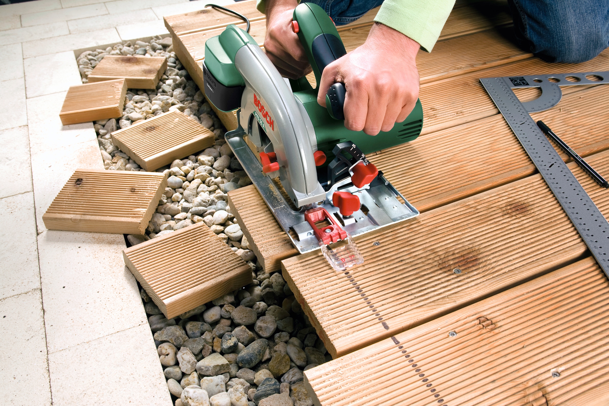 Bosch Home & Garden Handkreissäge »PKS 55 A«, 230 V, 160 mm, inkl. HM-Sägeblatt Speedline Wood