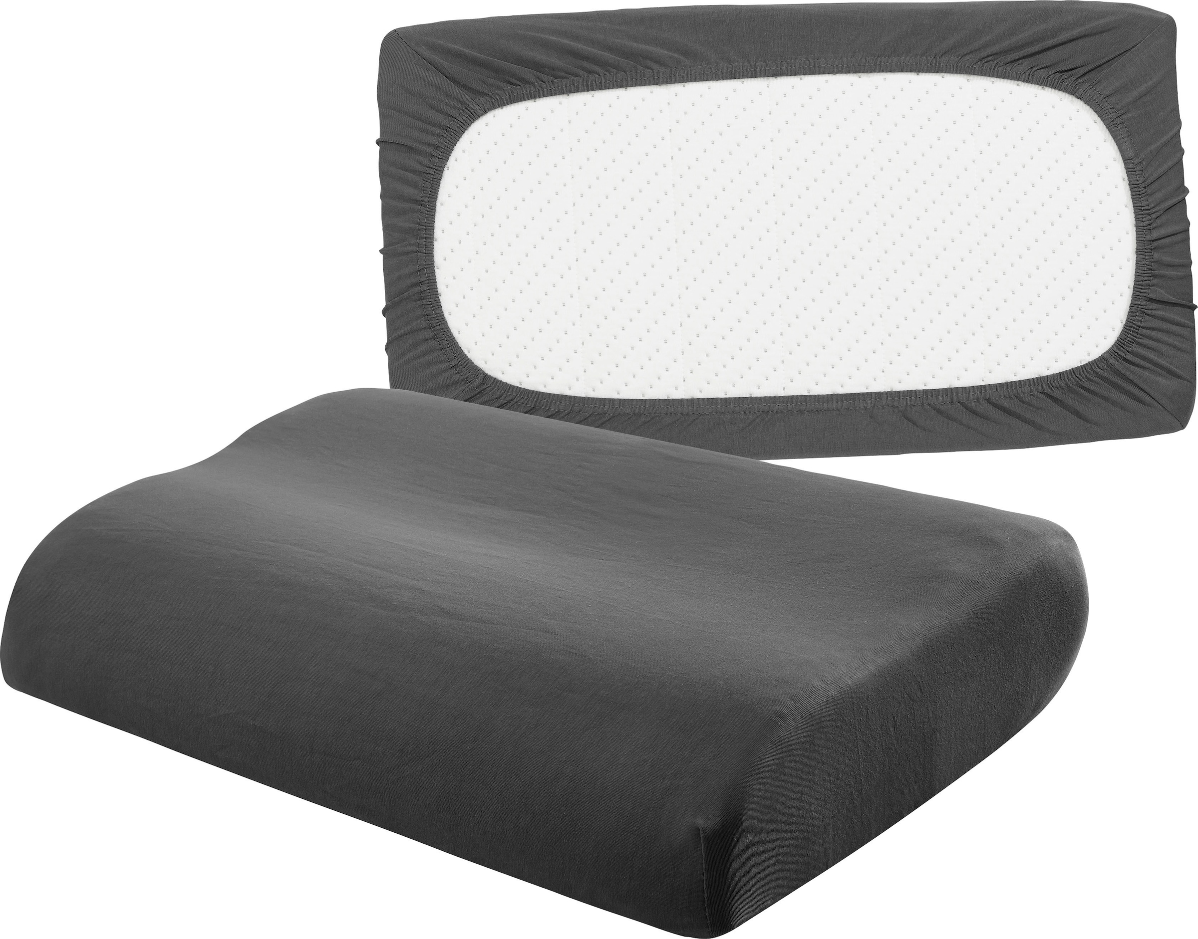 bellana Kissenbezug »Universal Jersey«, (2 St.), passend für Nackenstützkis günstig online kaufen