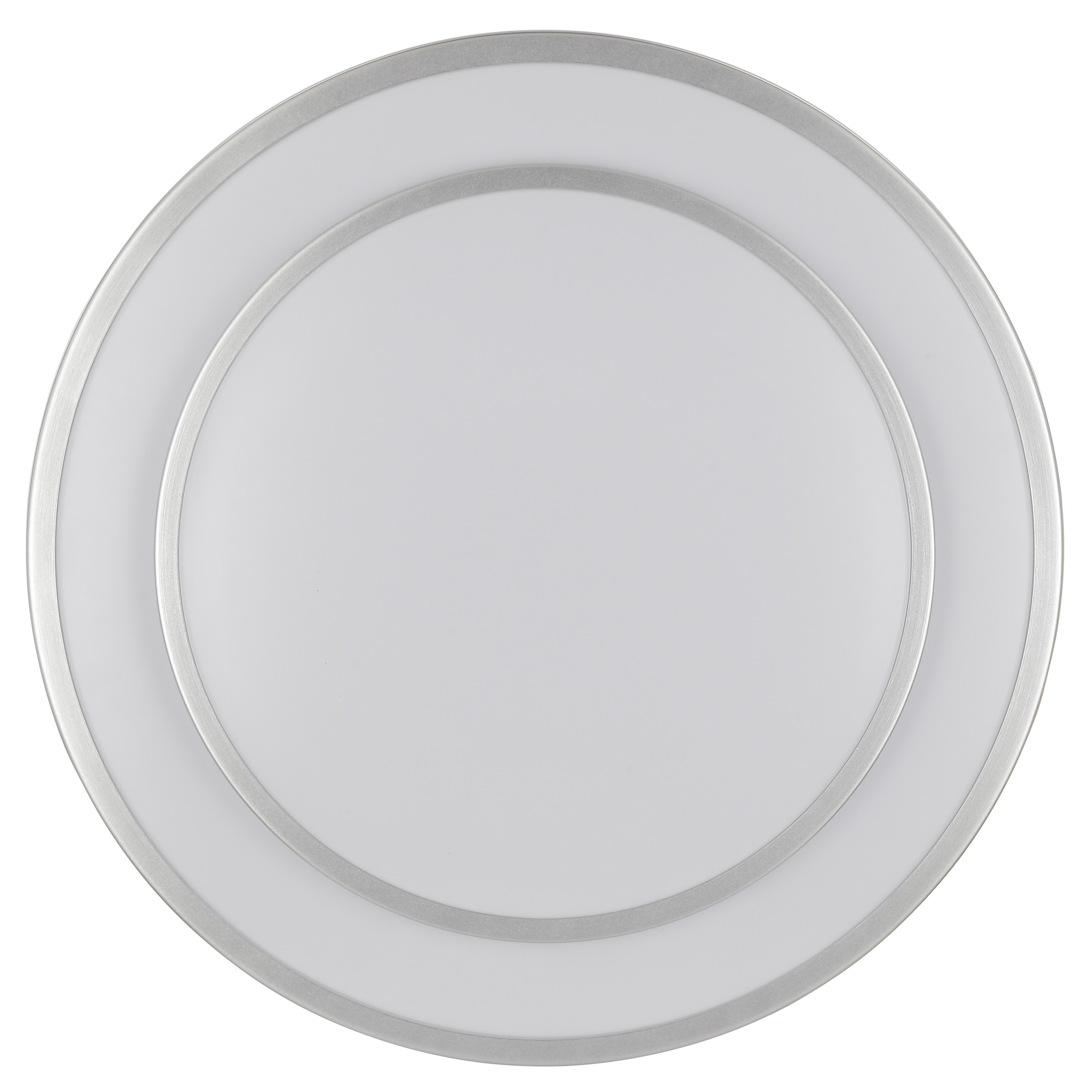 Brilliant LED Deckenleuchte »Luciano« LED-Modul 1 Stk. Neutralweiß Ø 40 cm x 8 cm, 2160 lm, 4000 K, EEC A, aluminiumfarben/weiß