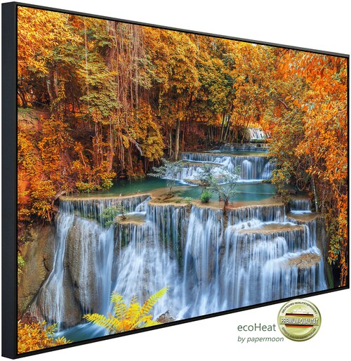 Papermoon Infrarotheizung »Herbst Wasserfall Thailand«, sehr angenehme Stra günstig online kaufen