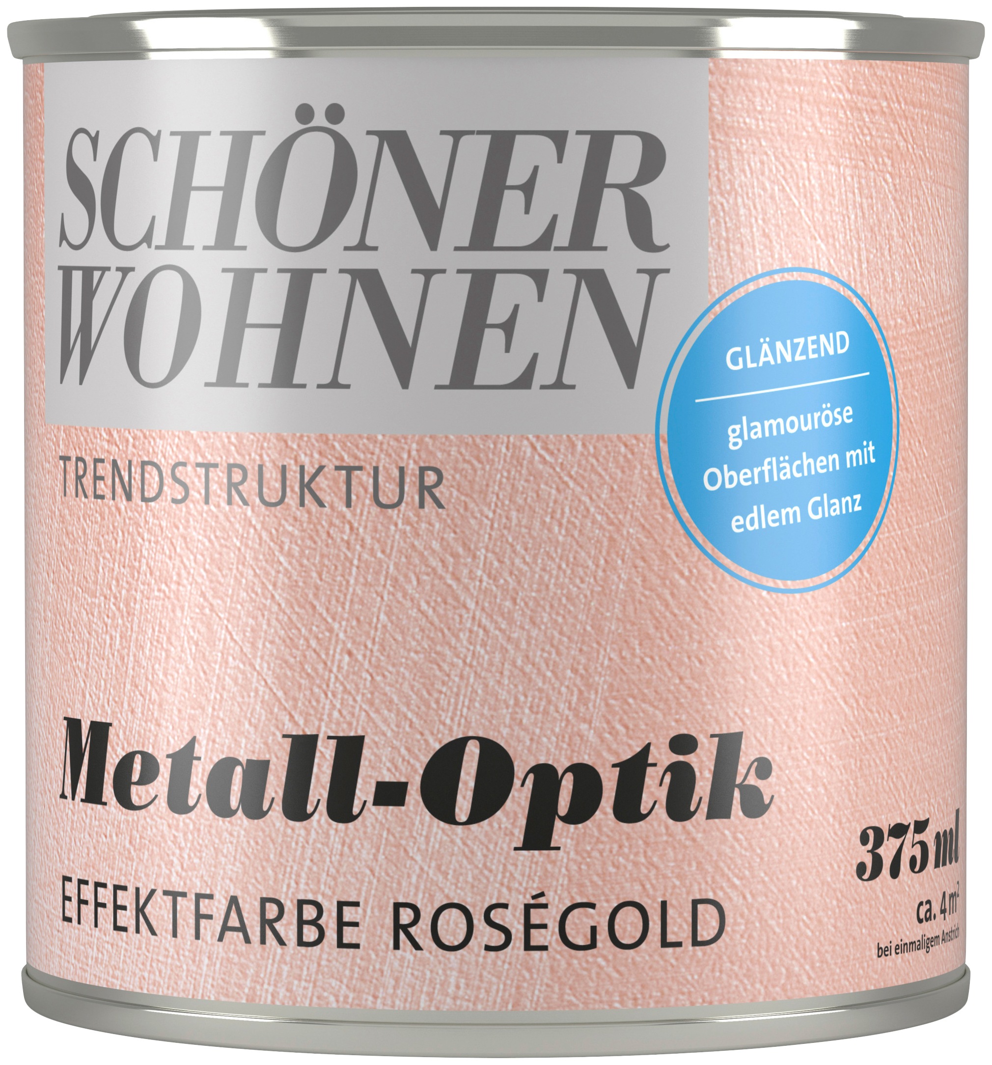 SCHÖNER WOHNEN-Kollektion Wandfarbe »Metall-Optik Effektfarbe«, 375 ml, roségold,... kaufen