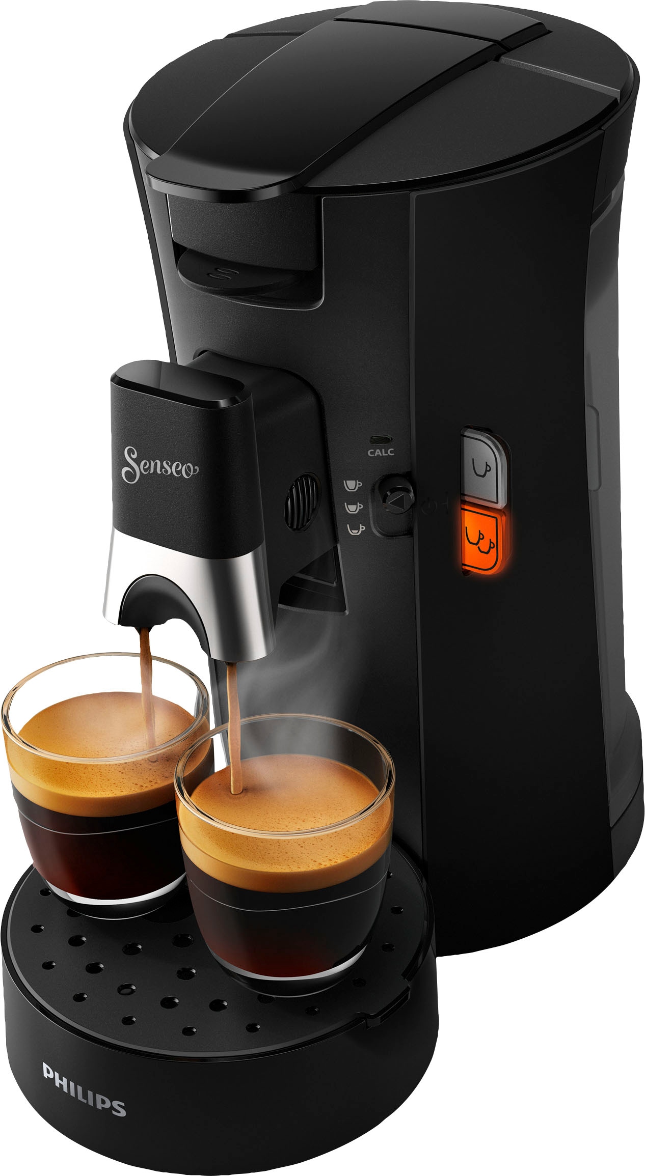 Philips Senseo Kaffeepadmaschine »Select CSA230/69, aus 21% recyceltem Plastik«, Crema Plus, 100 Senseo Pads kaufen und bis zu 33 € zurückerhalten