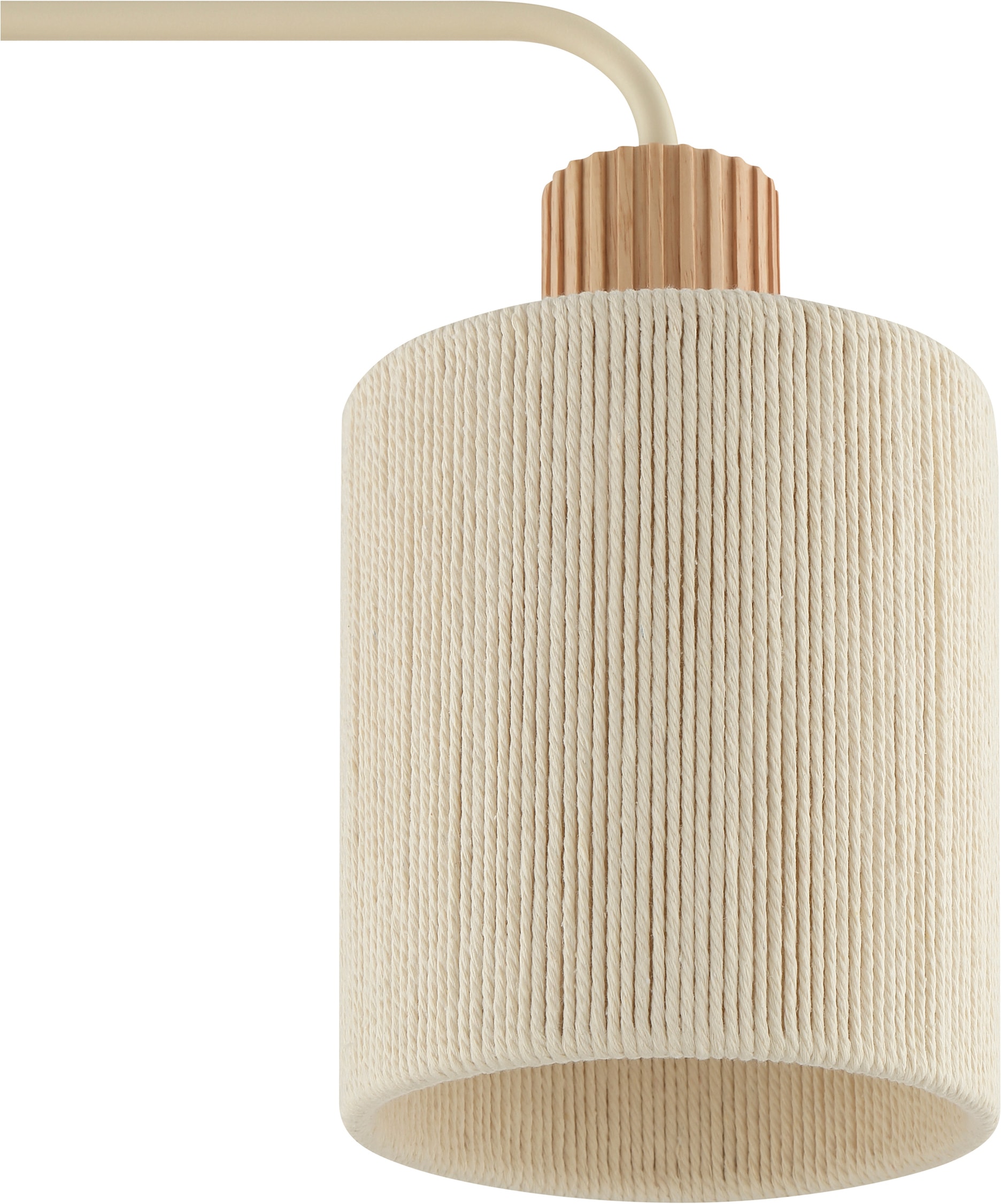 Brilliant Tischleuchte »Arlo« E27 1 Stk. E27 Fassung, 58 x 28 x 18 cm, Metall/Holz/Textil, beige