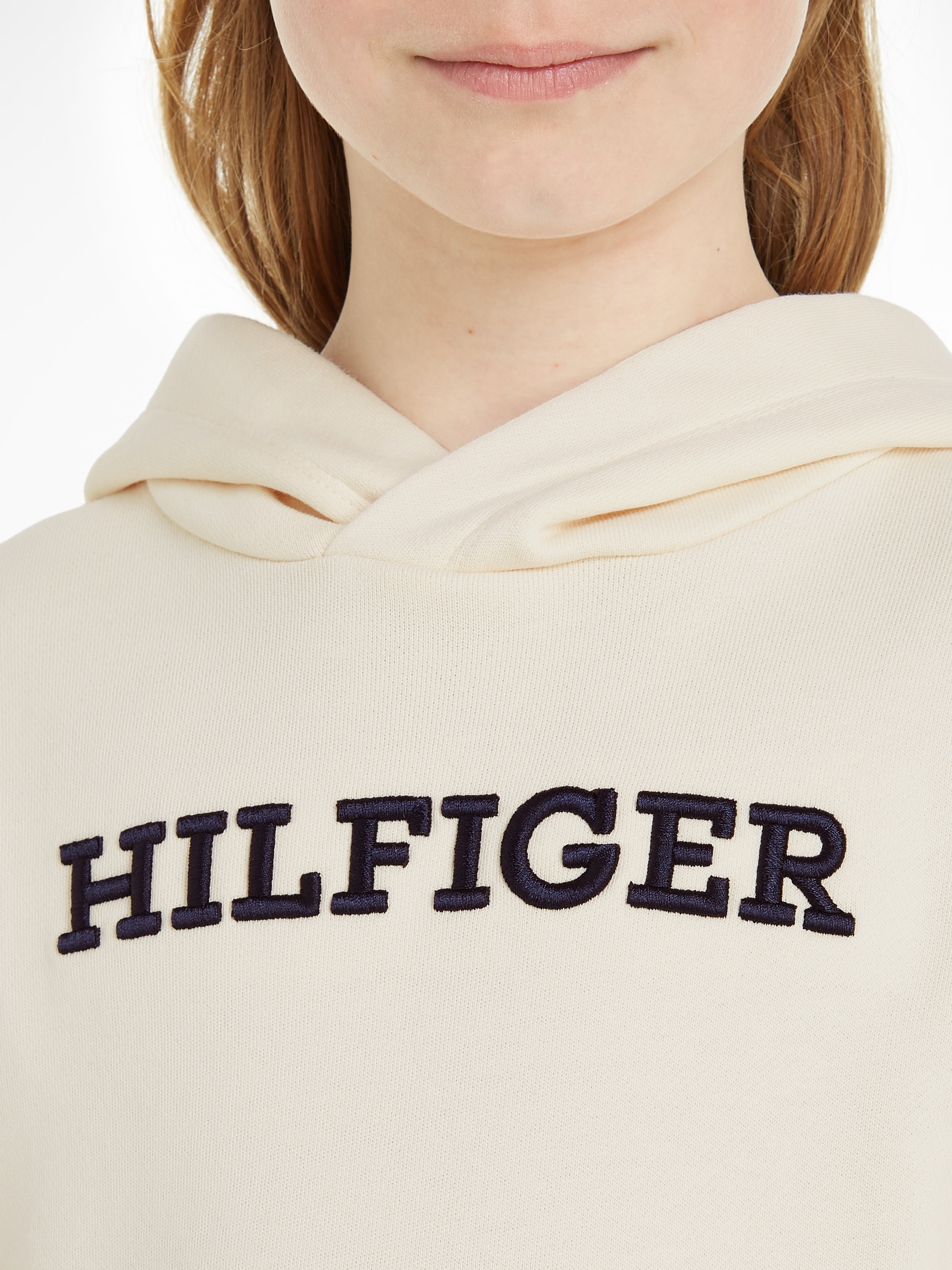 Tommy Hilfiger Kapuzensweatshirt »U MONOTYPE HOODIE«, mit Logo-Stickerei auf der Brust