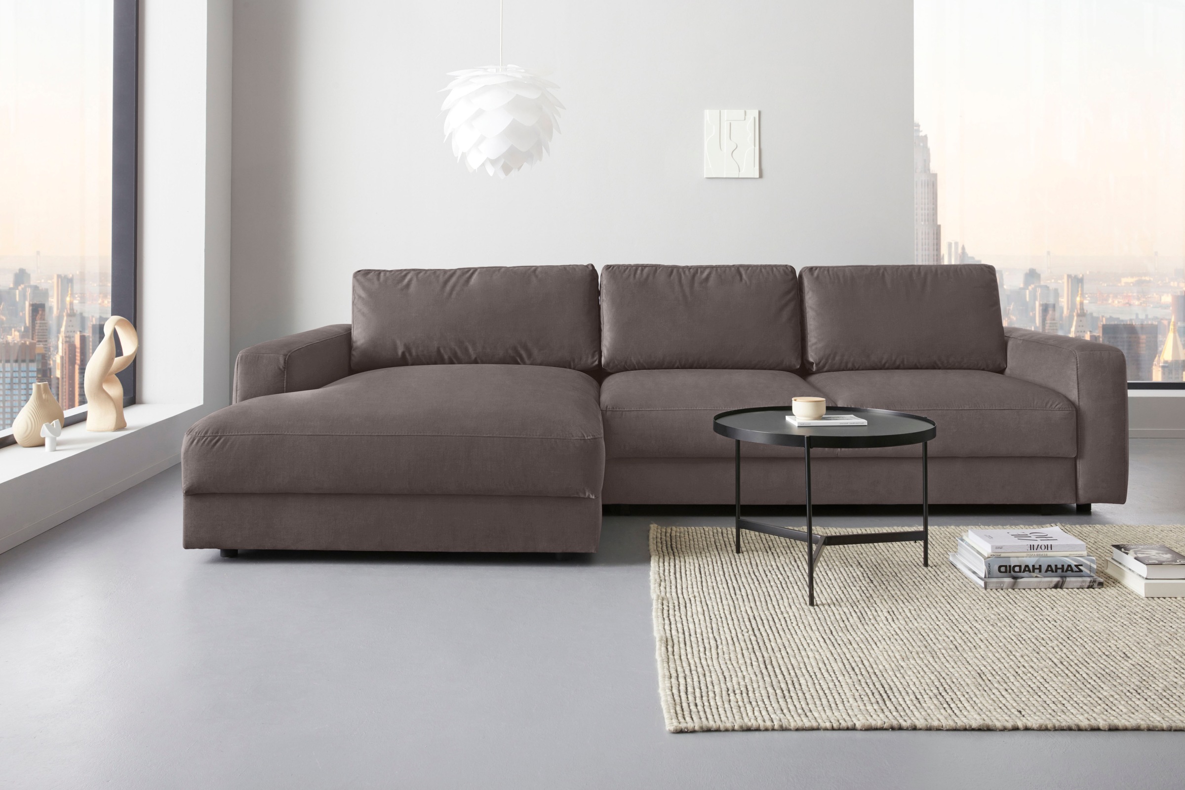 PLACES OF STYLE Ecksofa »Bloomfield, elegant, viel Platz, Mega Couch, Breit günstig online kaufen