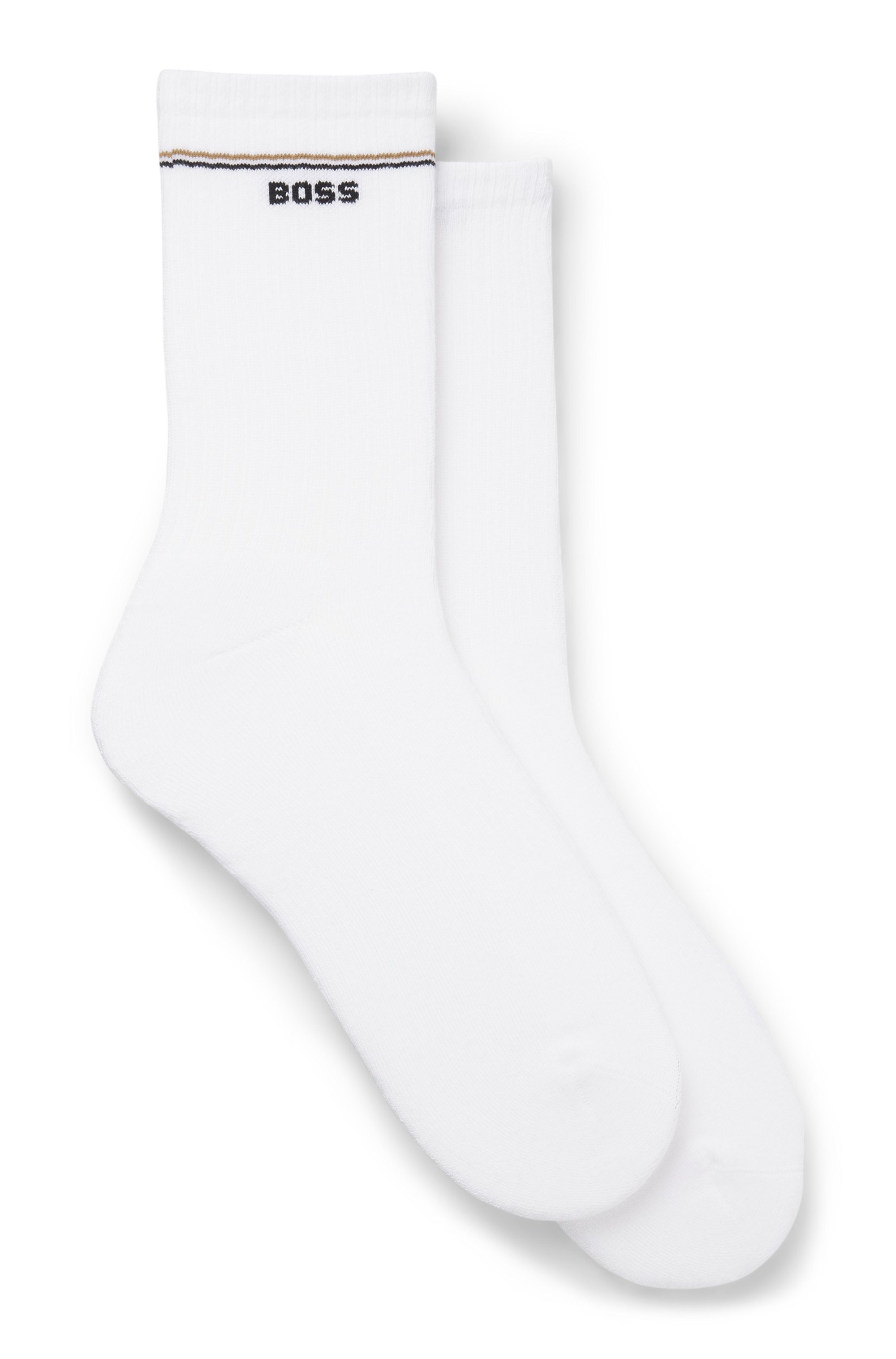 BOSS Socken »2P QS Iconic CC W«, (Packung, 2 Paar, 2er), mit BOSS-Logoschriftzug