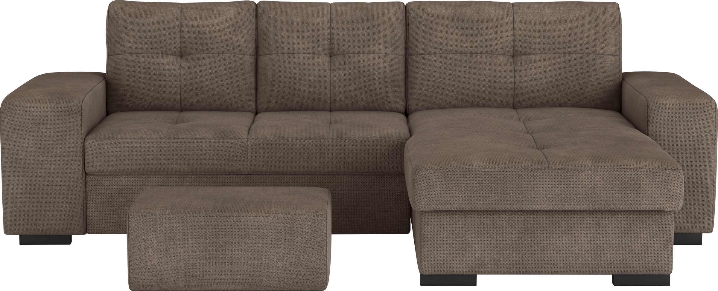 COTTA Ecksofa »Mattina L-Form«, mit Hocker, wahlweise mit Bettfunktion & Be günstig online kaufen
