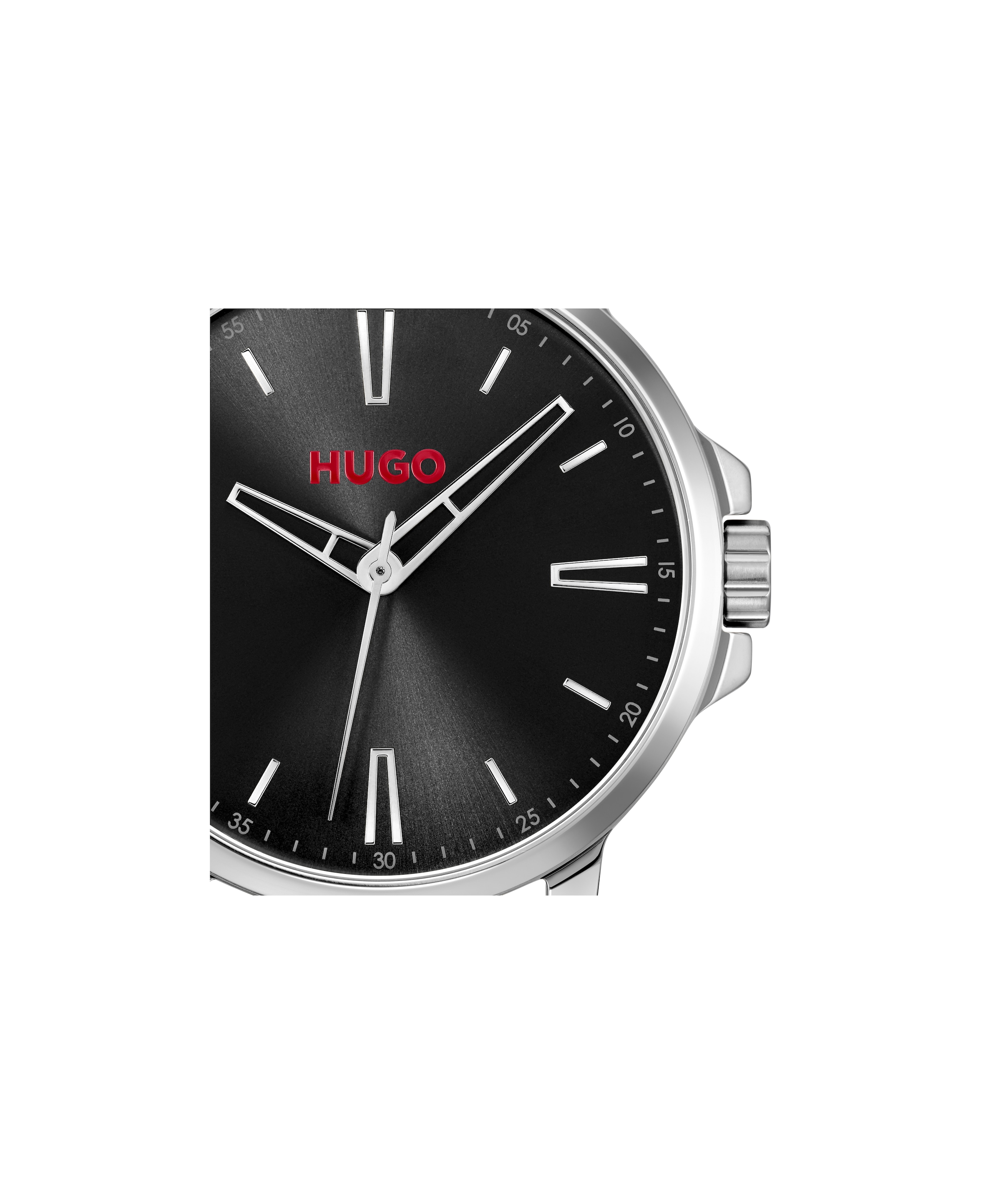 HUGO Quarzuhr »#SMOOTH«, Armbanduhr, Herrenuhr, Lederarmband, analog