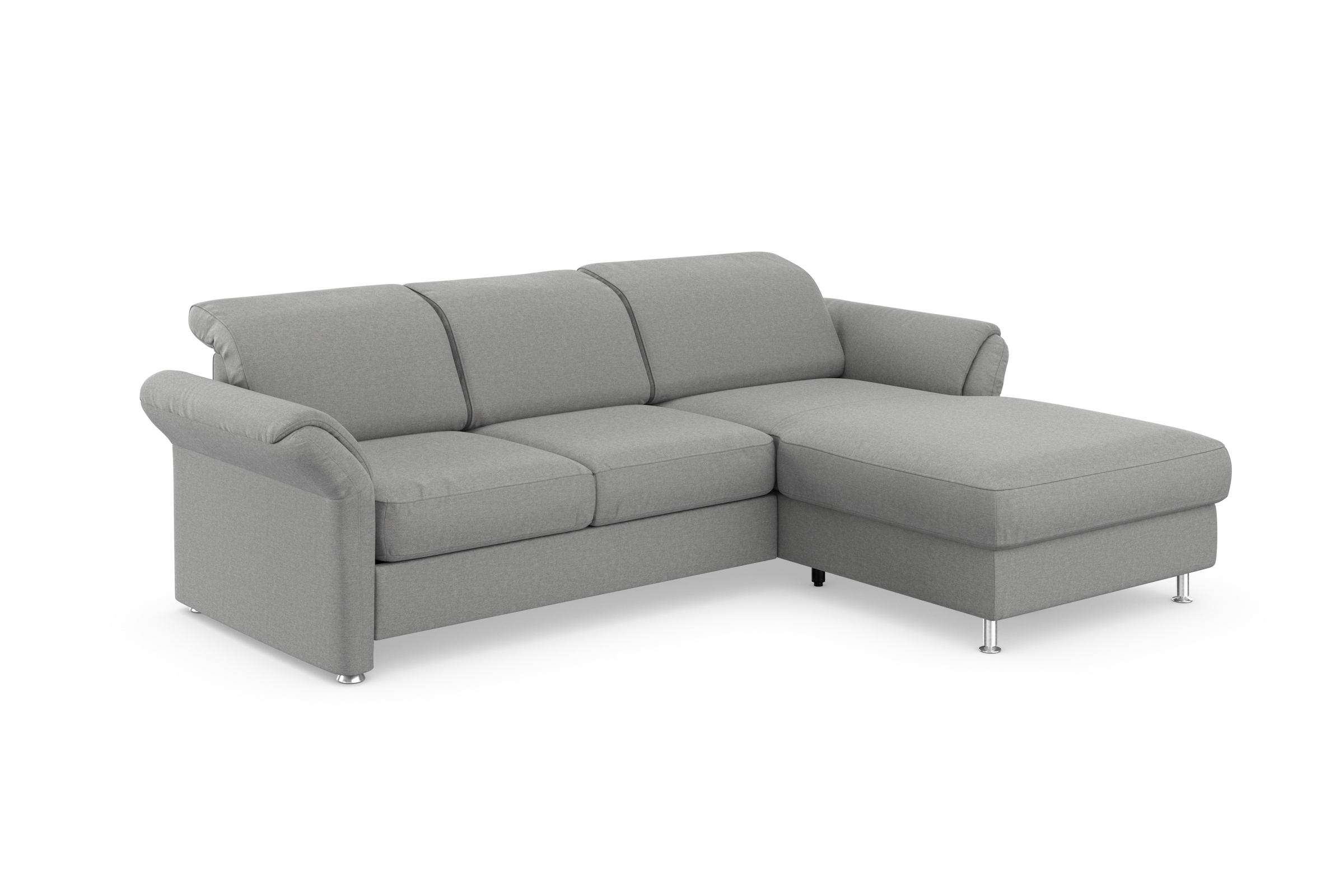sit&more Ecksofa »Apulia L-Form«, wahlweise Bettfunktion, Bettkasten und Kopf- und Armteilverstellung