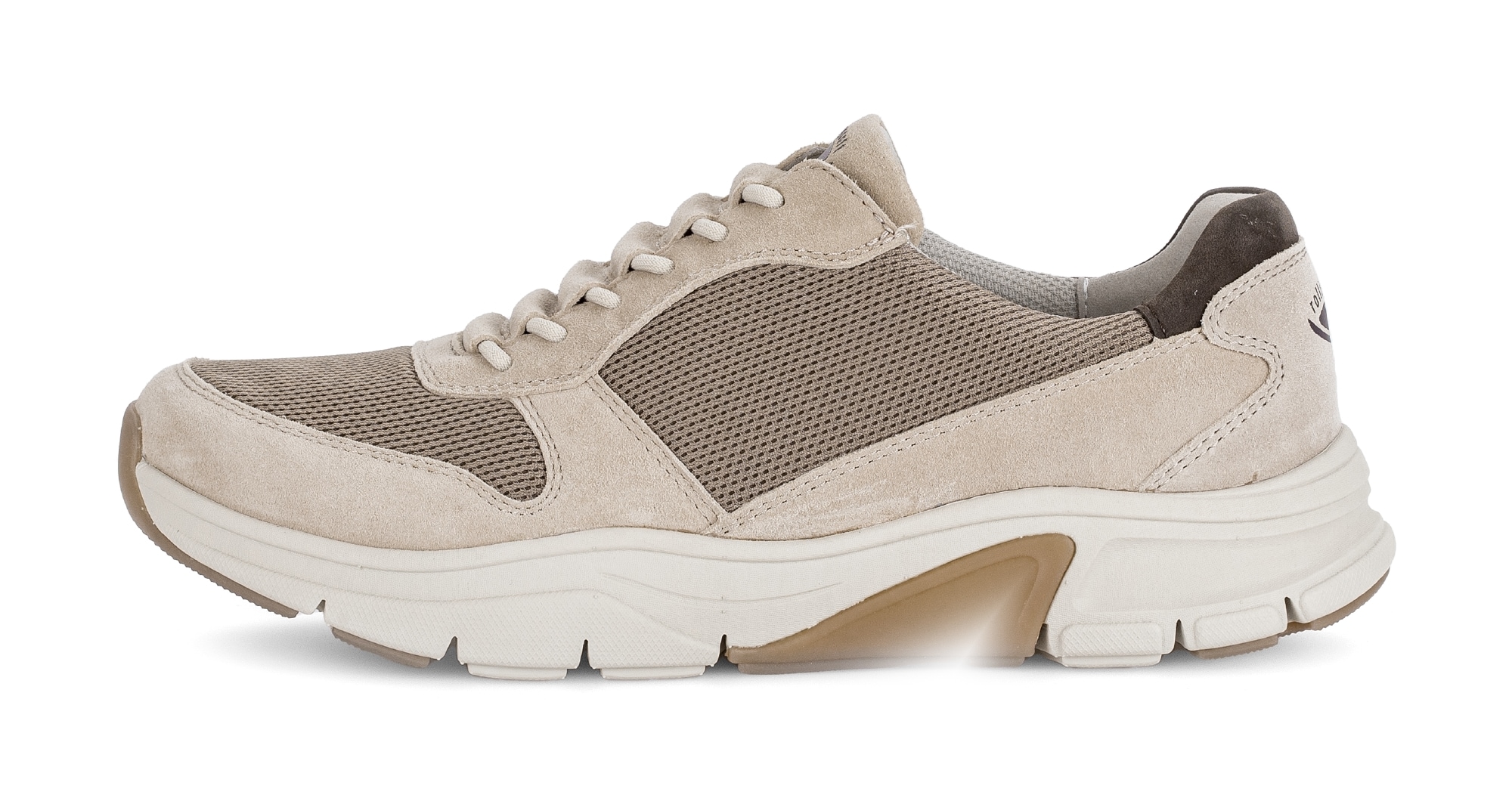 rollingsoft Slip-On Sneaker  , Freizeitschuh, Slipper mit Kontrastbesatz an der Ferse, G-Weite