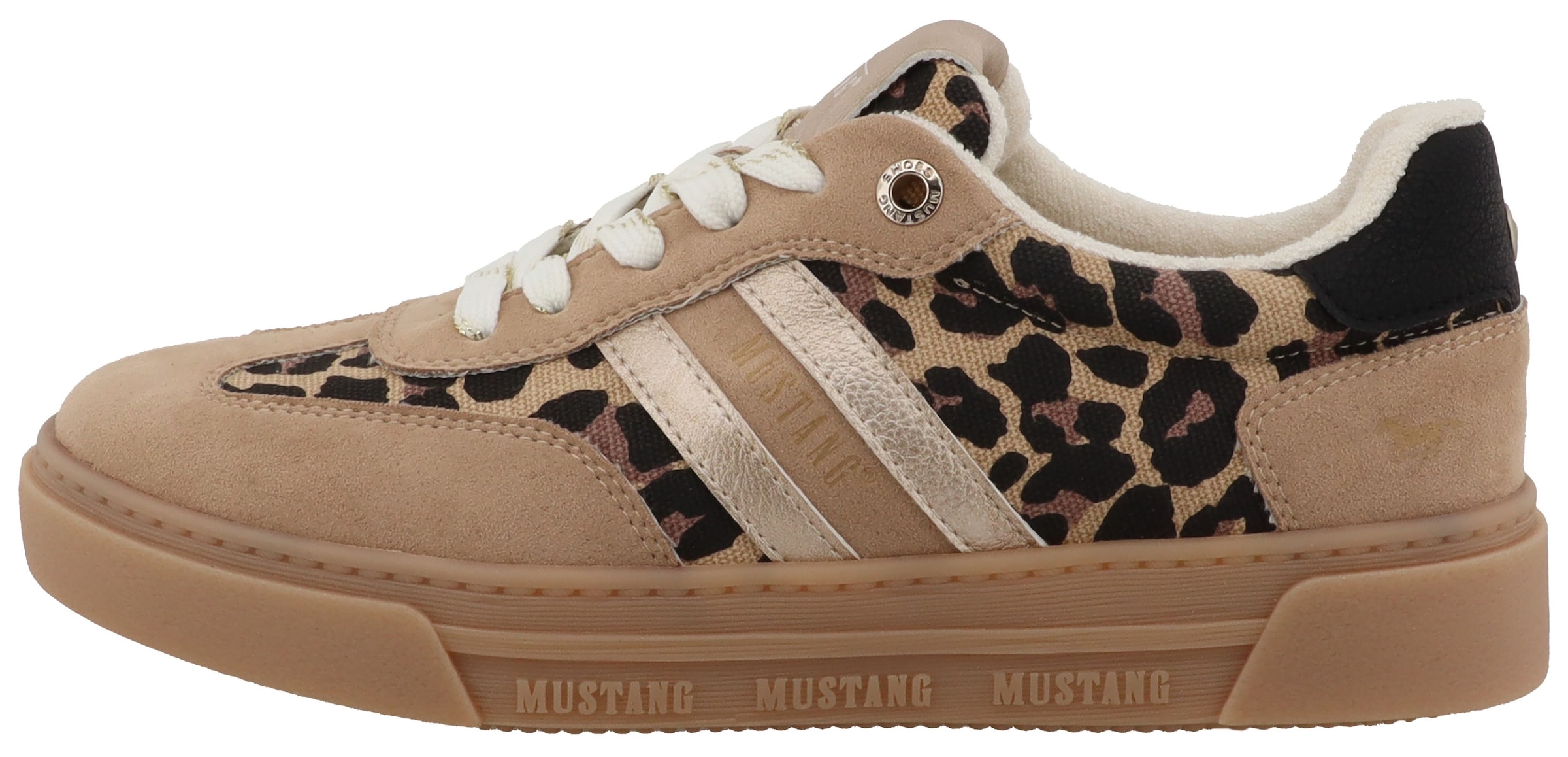 Mustang Shoes Plateausneaker »Rhonda«  Freizeitschuh, Halbschuh, Schnürschuh mit modischen Kontrastbesätzen